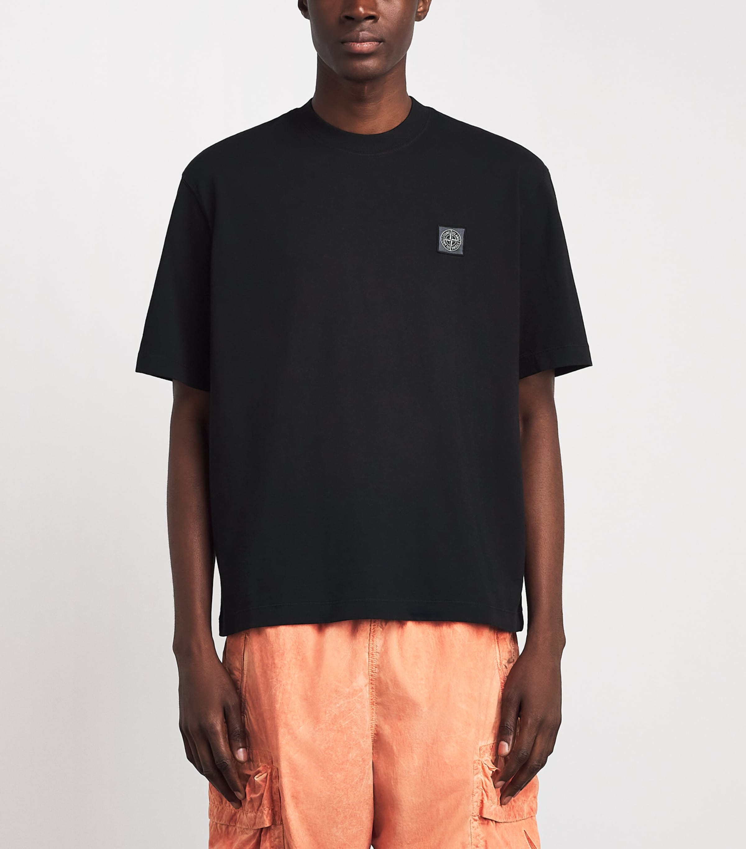 Stone Island Mens Organic Cotton Ghost T-Shirt Image 4