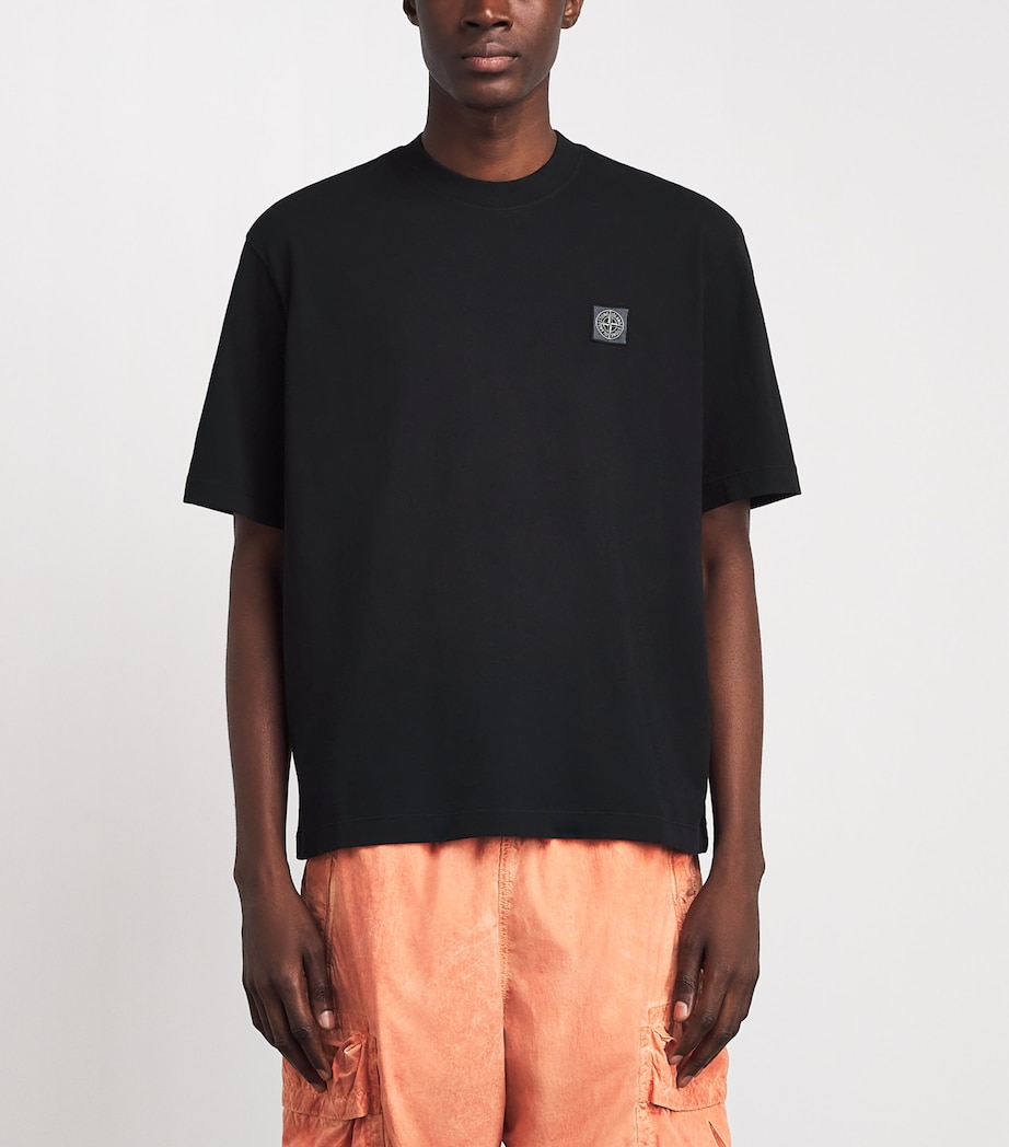 Stone Island Mens Organic Cotton Ghost T-Shirt Image 4