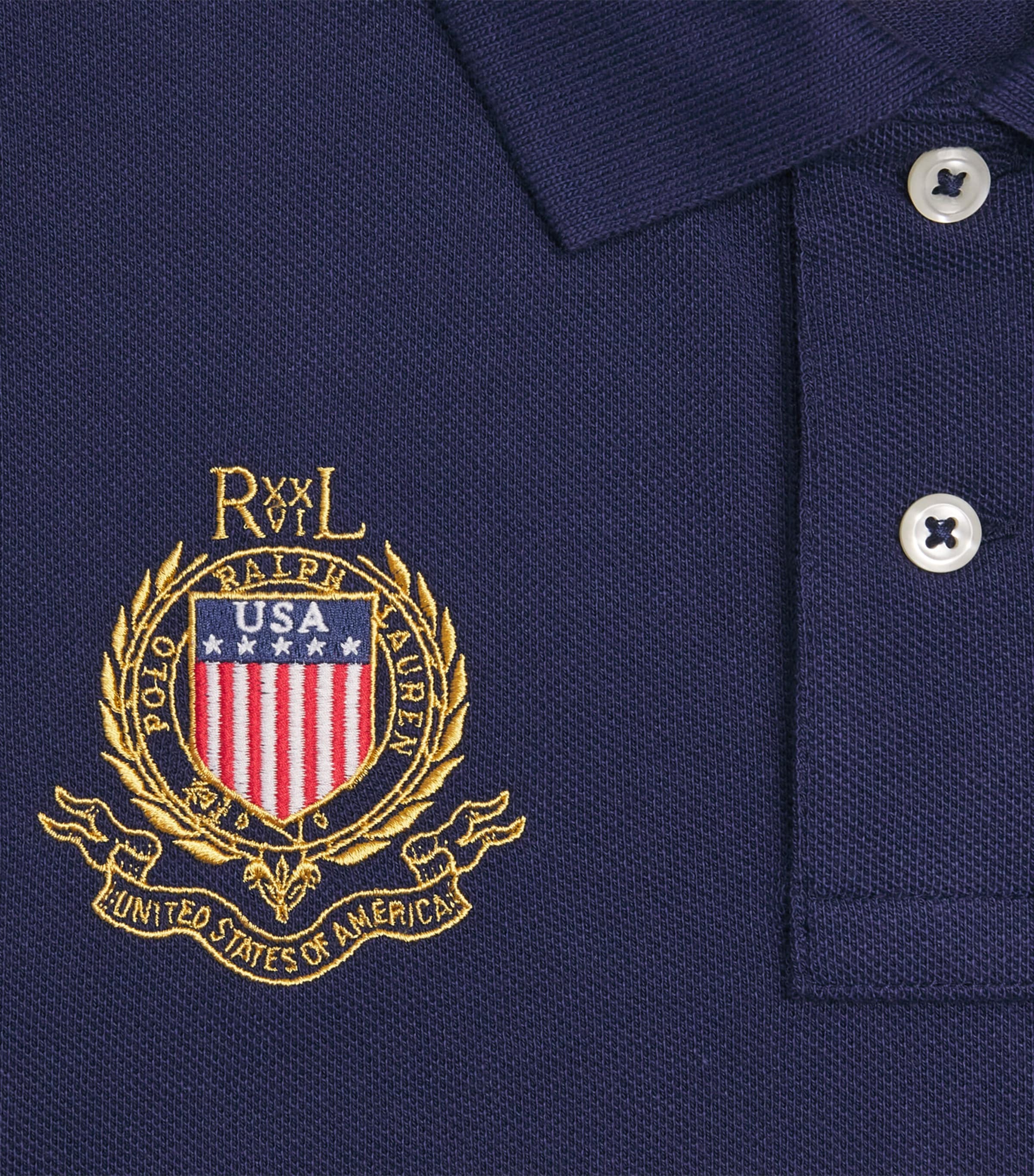 Ralph Lauren Kids USA Polo Shirt (6-14 Years) Newport Image 3
