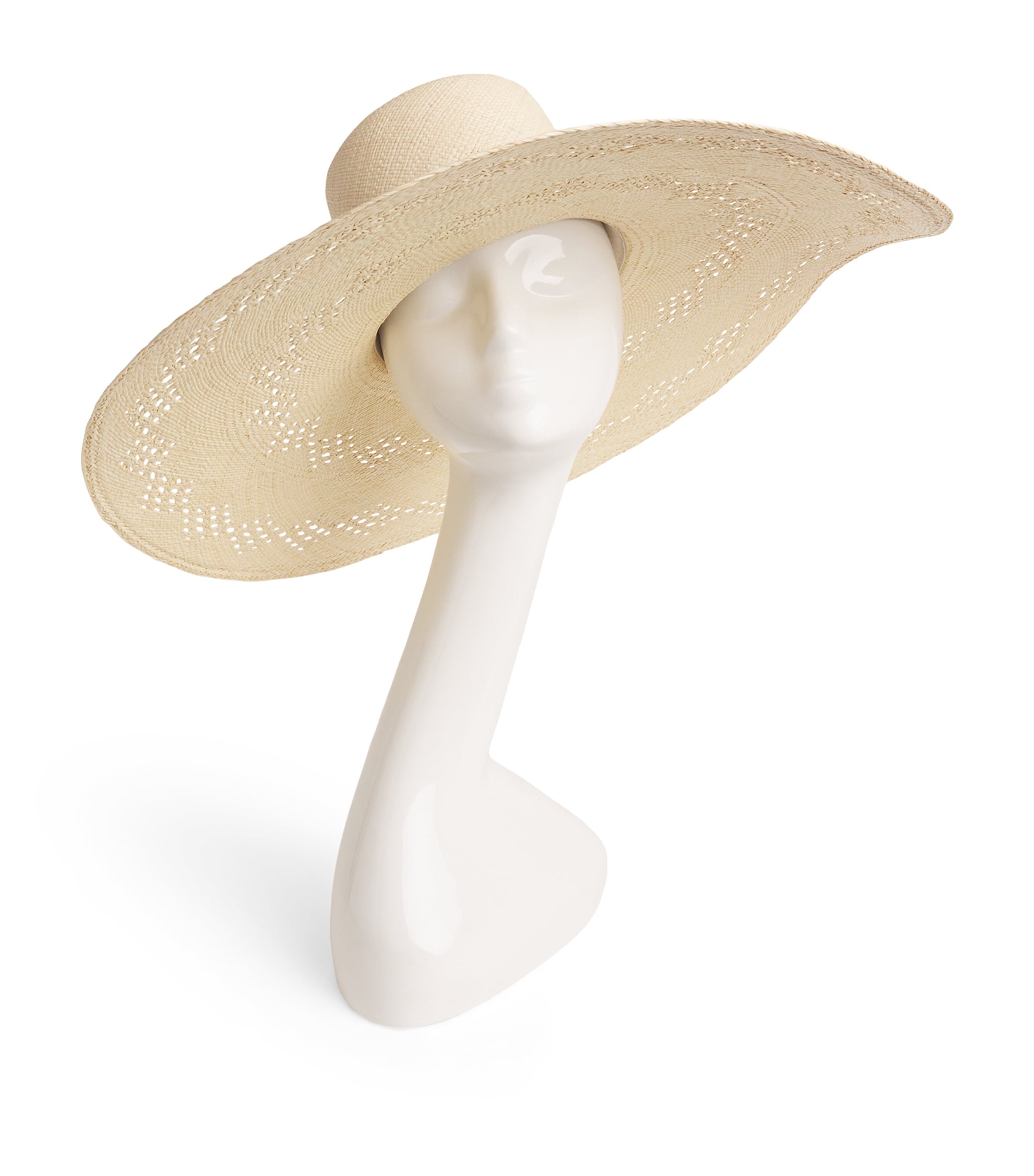 Maison Michel Gina Fedora Hat In Neutral