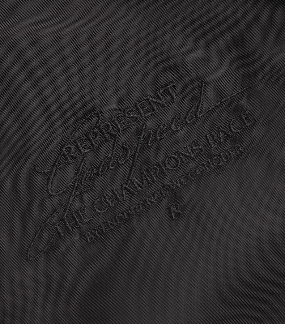 Expandable Padded Bomber Jacket JET BLACK Image 5