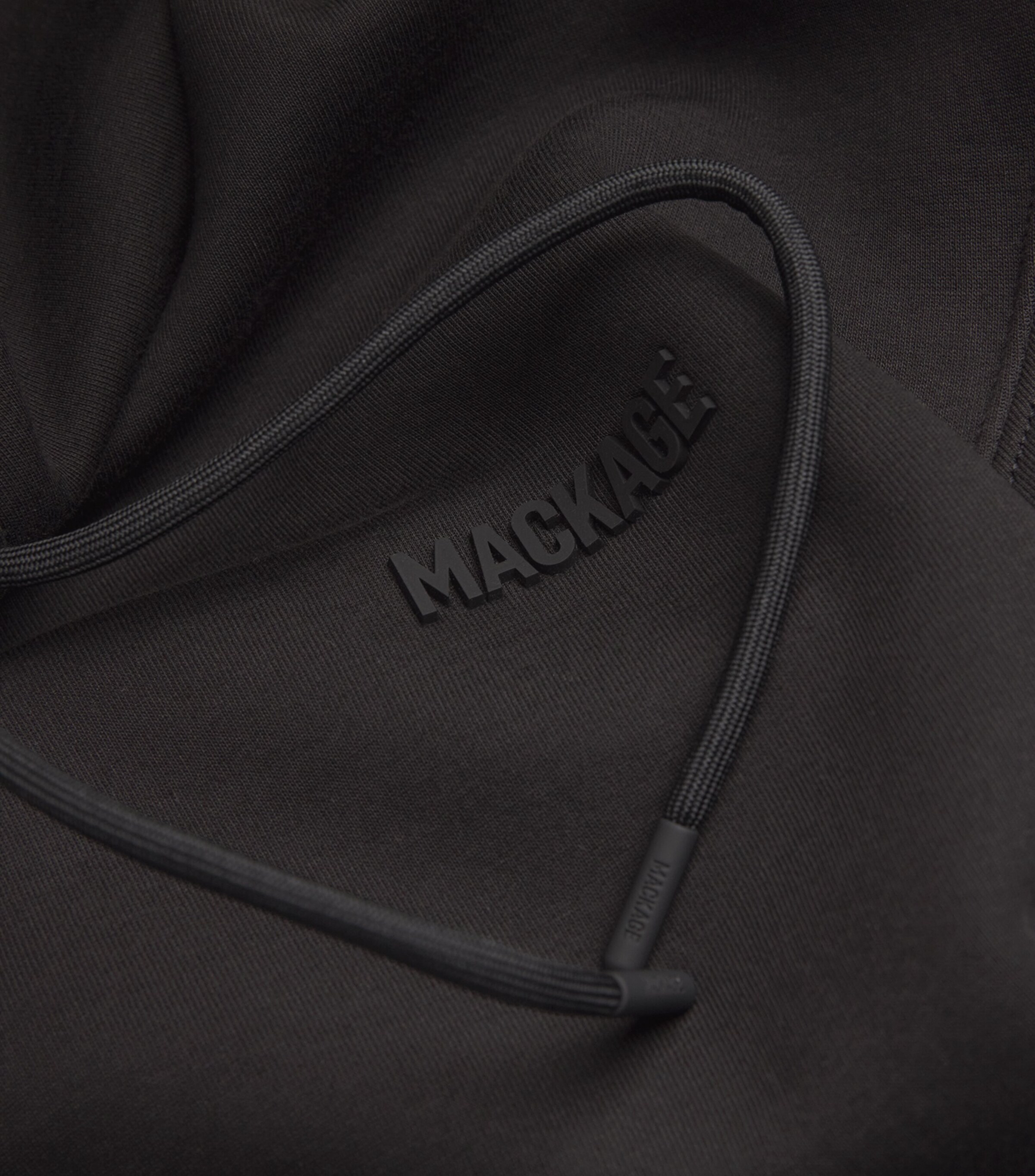 Tonal Logo Krystian Hoodie C0001 BLACK Image 5