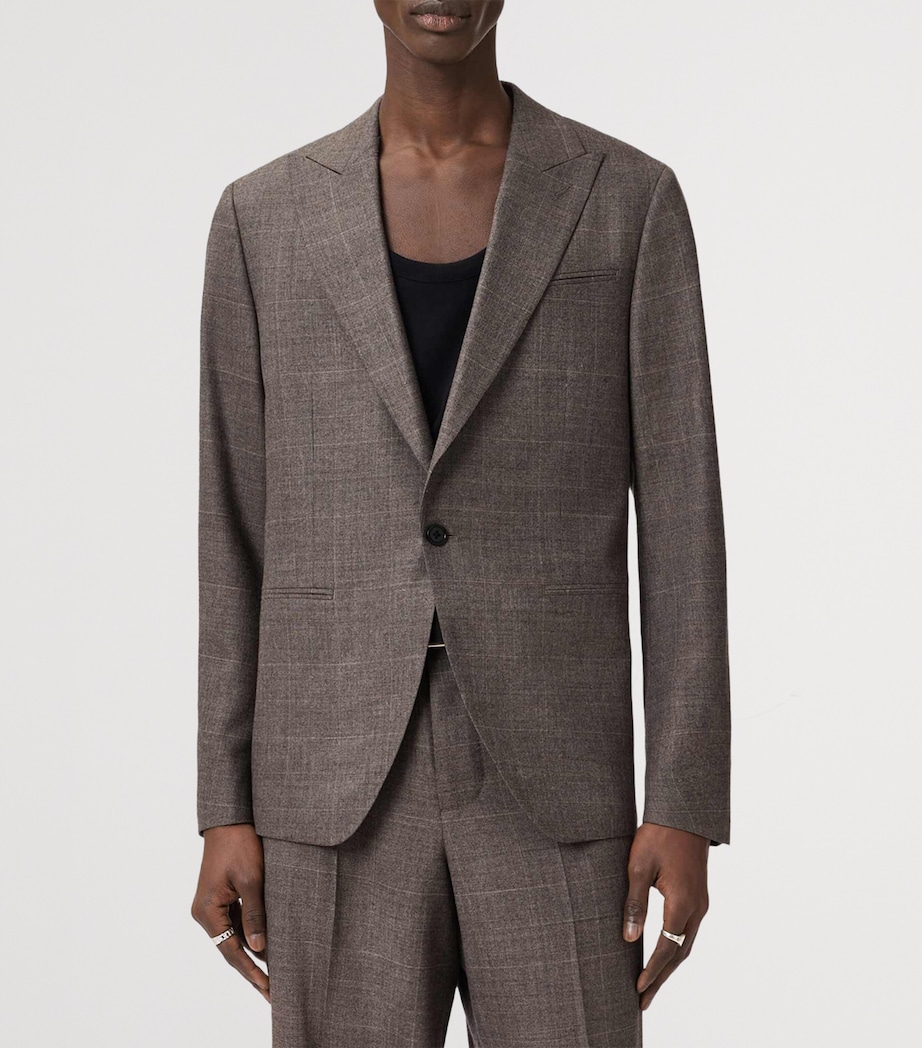 Wool-Blend Clover Blazer FEATHER TAUPE Image 4