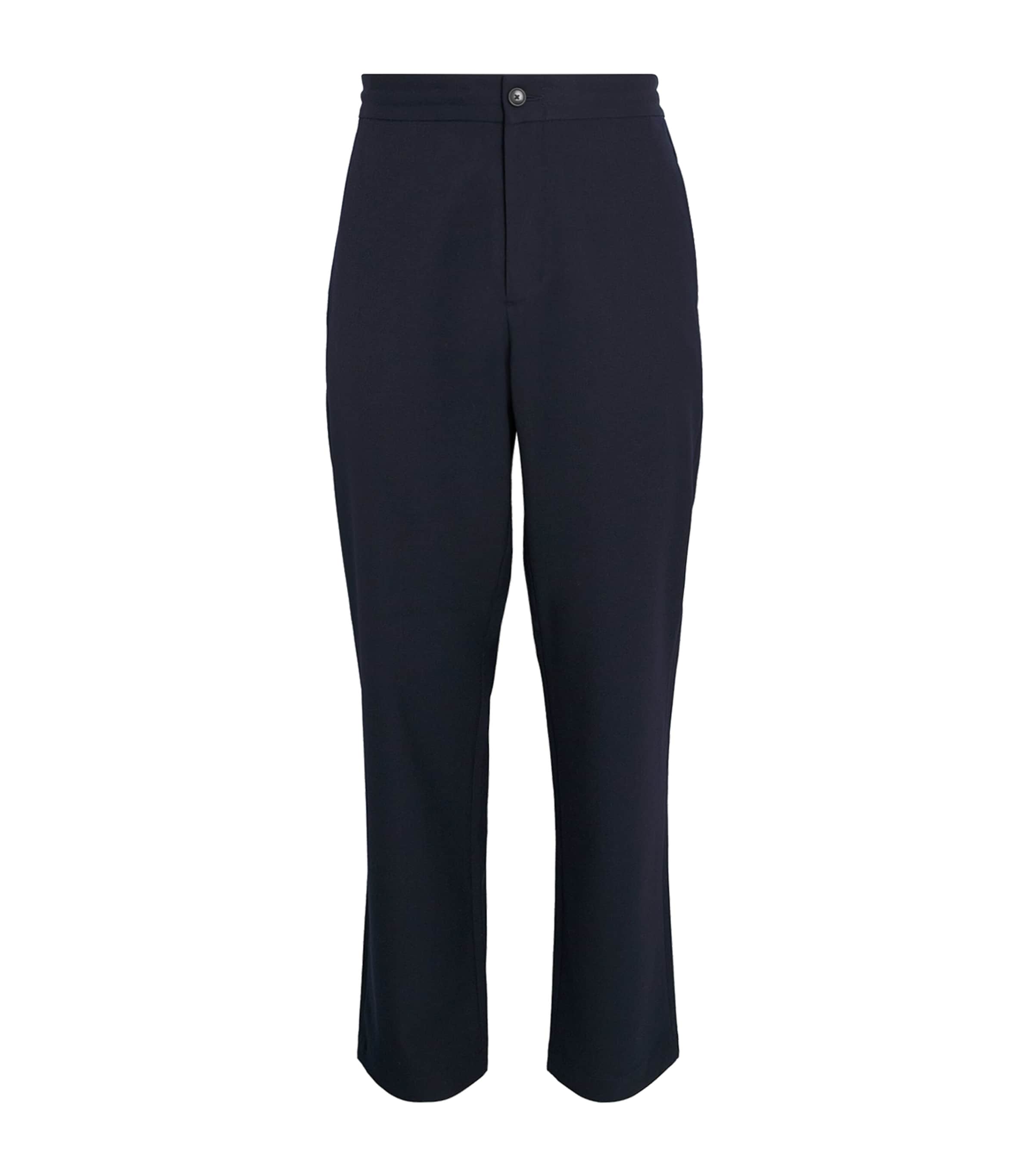 Vince Mens Wool-Blend Twill Trousers Cbl Coastal Image 1