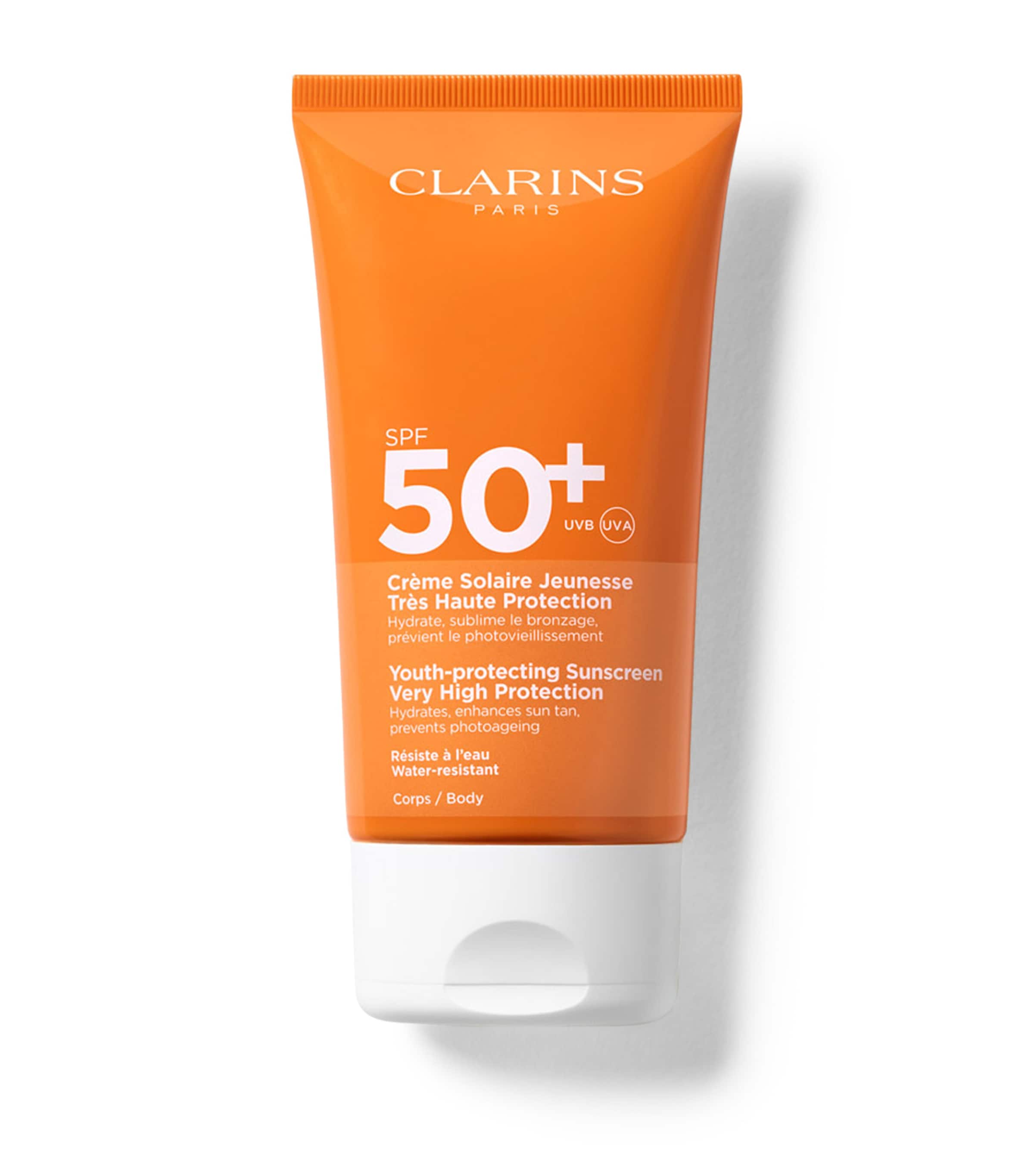 Clarins Sun Care Body Cream  SPF 50+ (150ml) Image 1