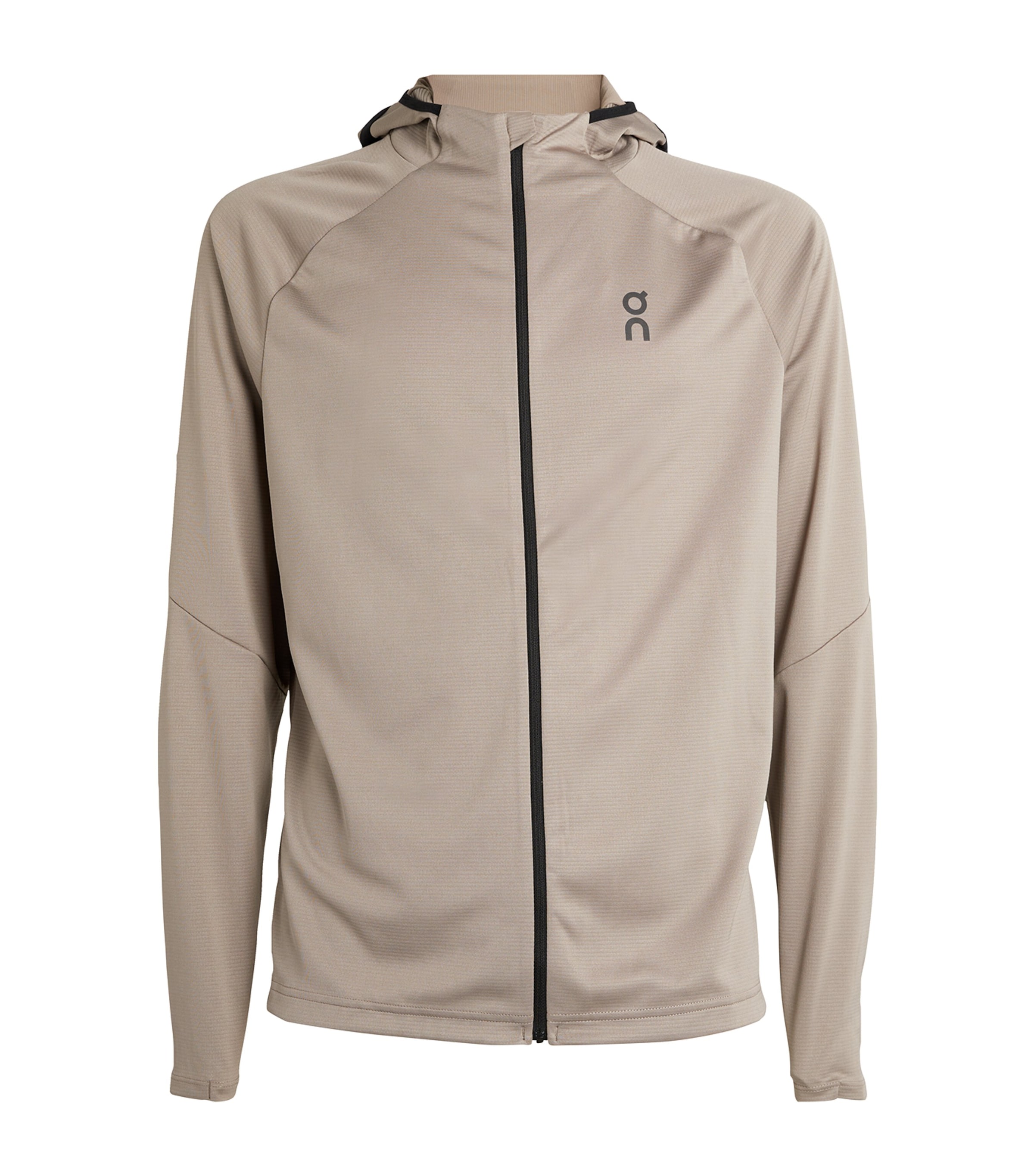 Climate Running Zip-Up Hoodie CINDER Image 1