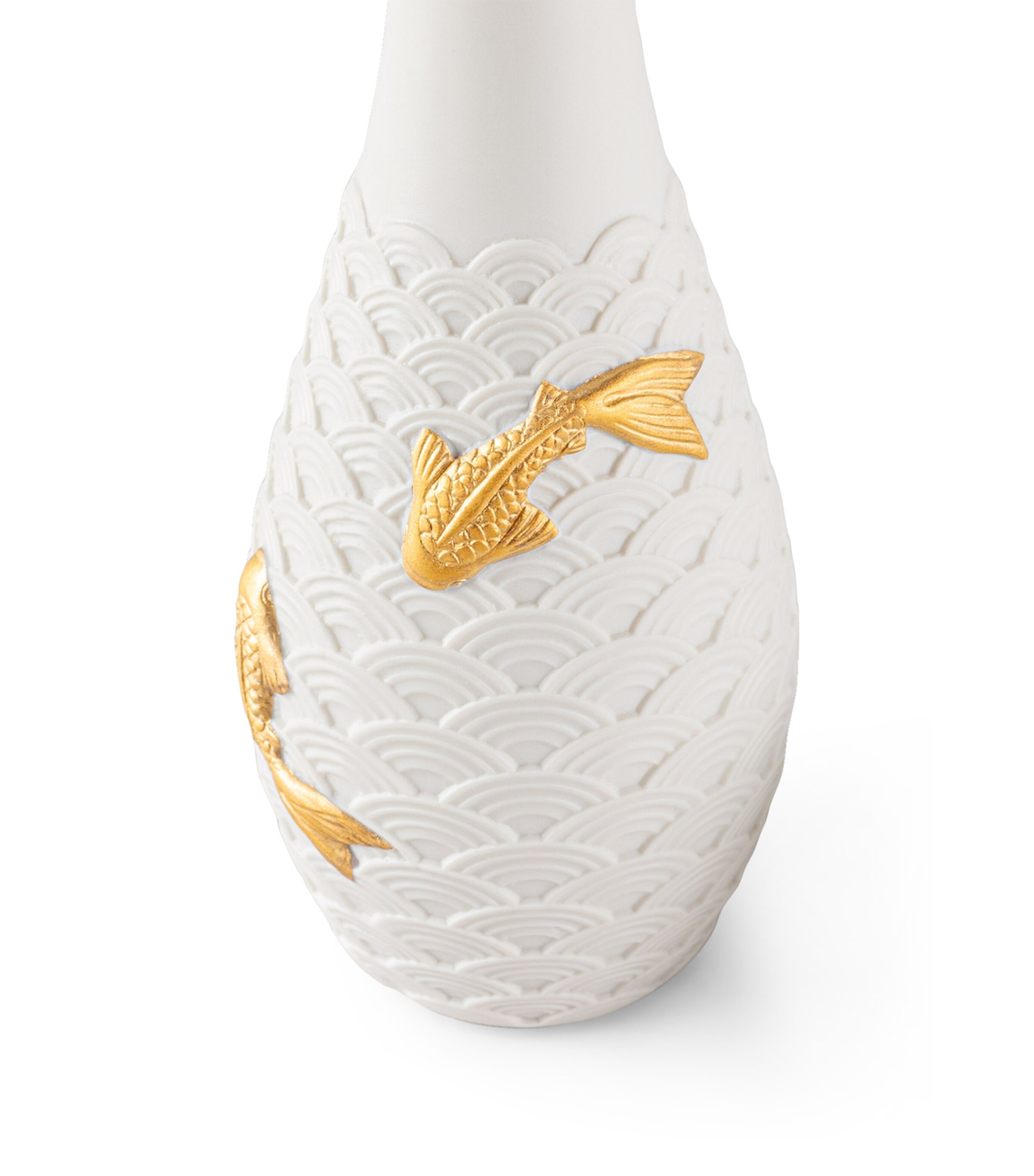 Koi Sake Set WHITE & GOLD Image 3