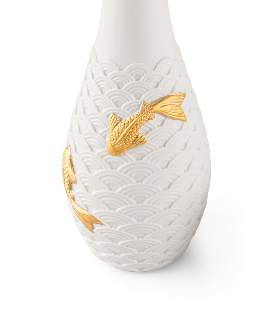 Koi Sake Set WHITE & GOLD Image 3