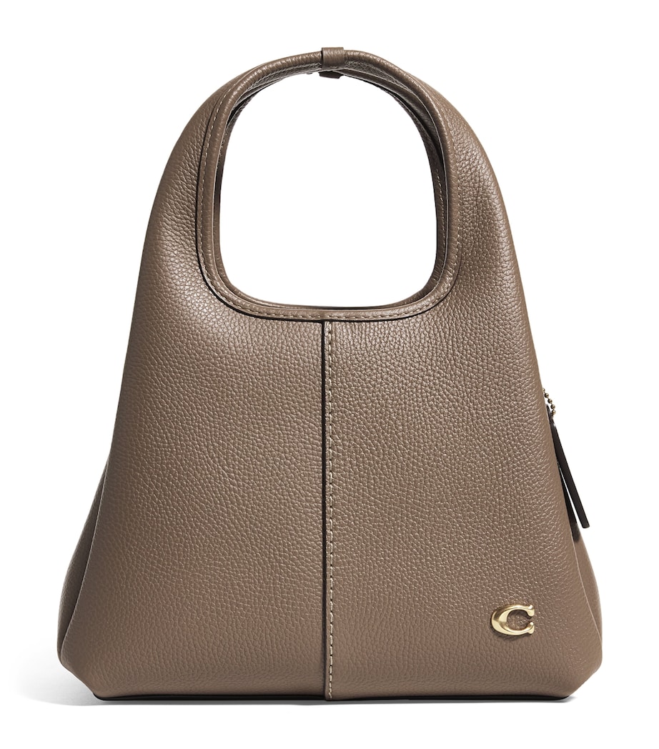 Leather Lana 23 Shoulder Bag B4/DARK STONE Image 1