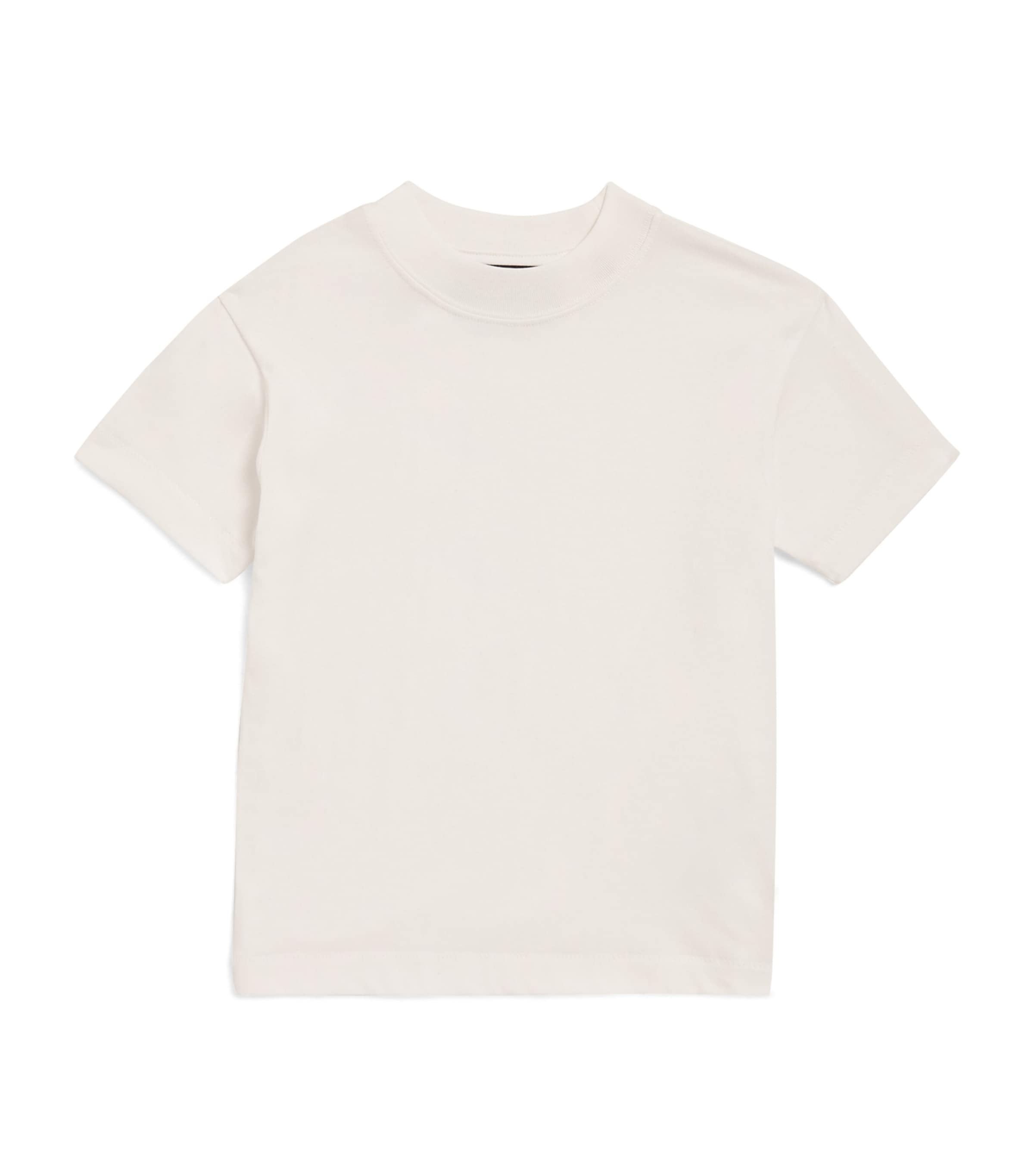 Essentials Kids' Cotton-blend Logo T-shirt In White