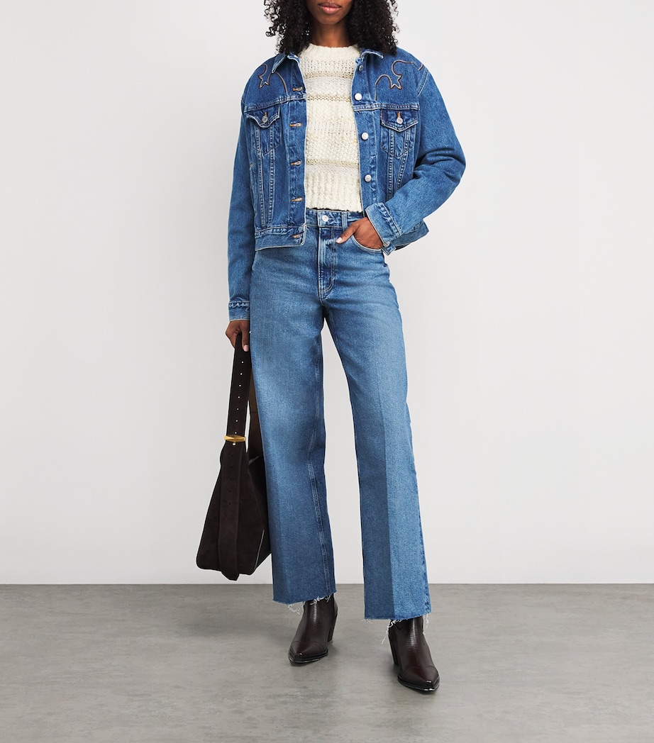 Cropped Stripe Sweater CREAM MULTI Image 2