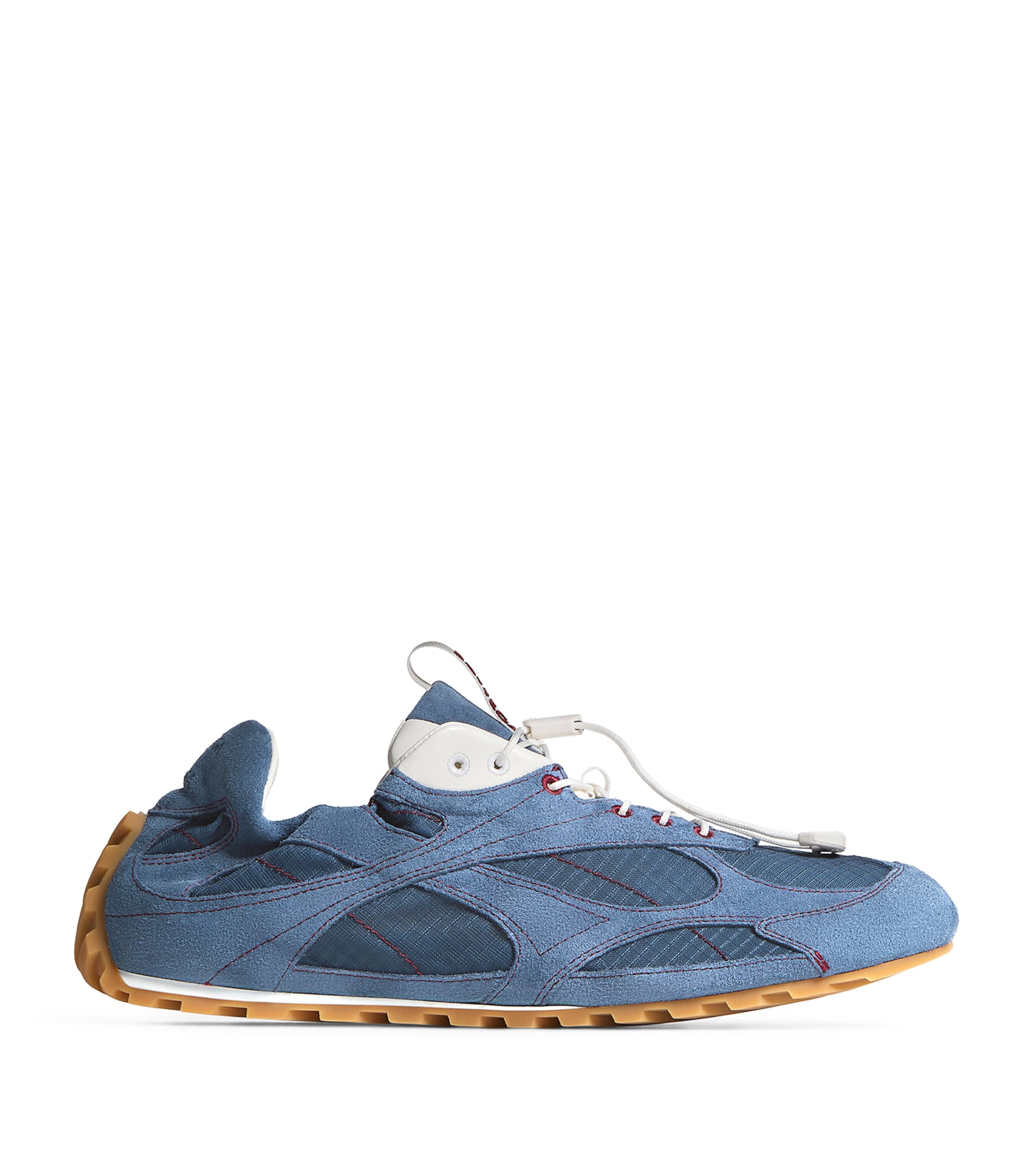 Bottega Veneta Suede-Trim Orbit Flash Sneakers Image 1