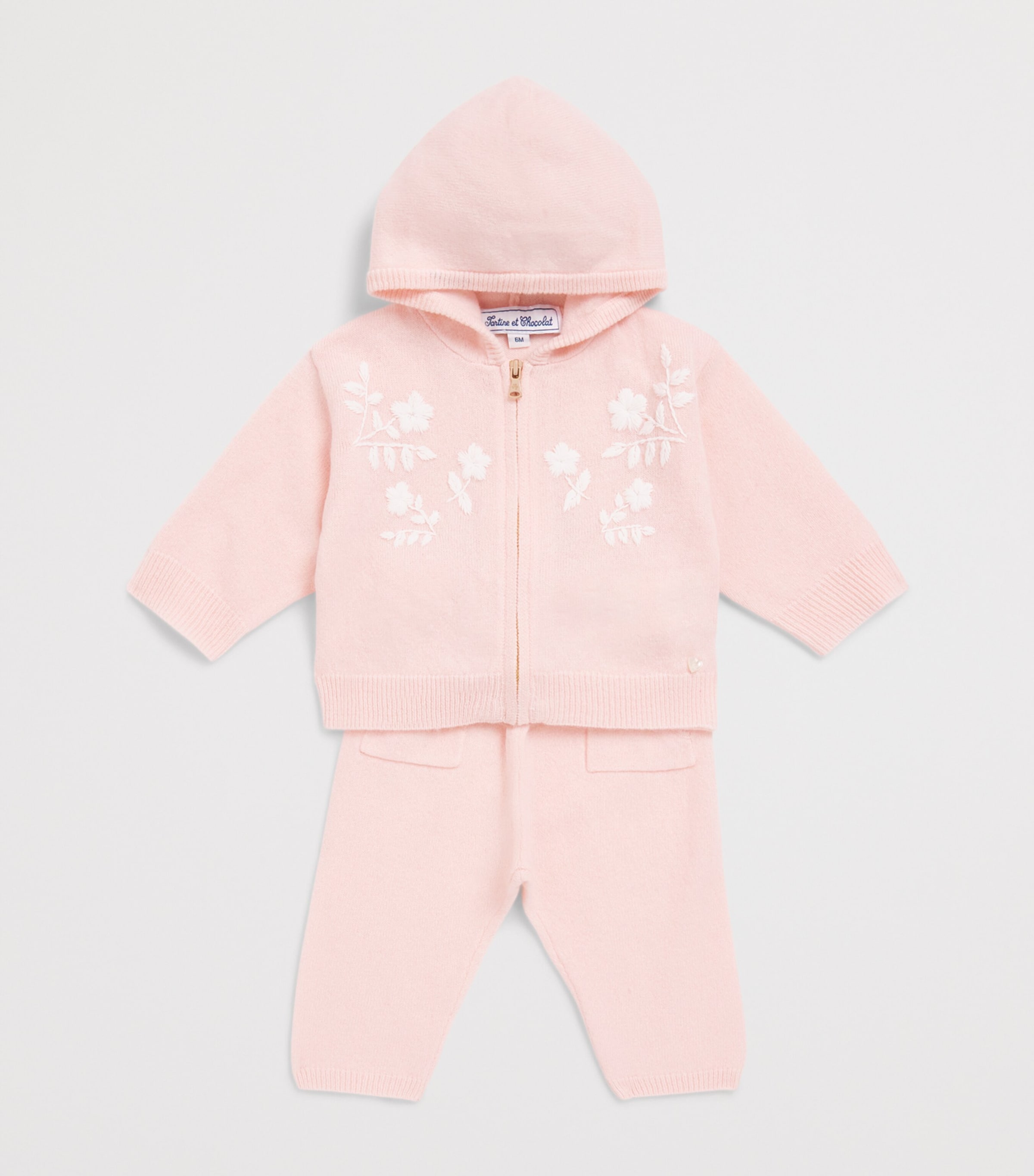 Tartine et Chocolat Embroidered Hoodie and Leggings Set (3 Months - 4 Years) Image 3