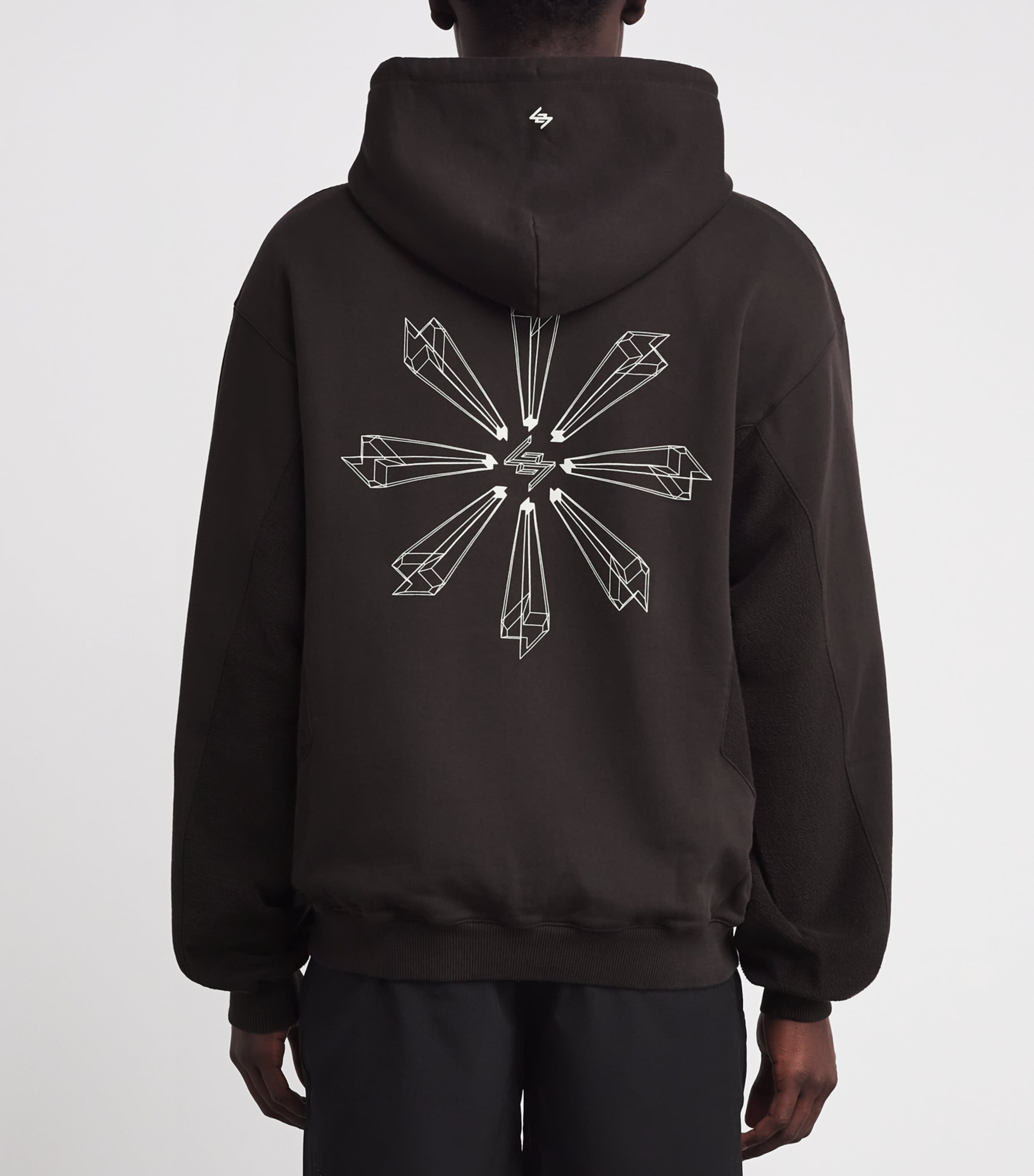 Cotton 247 Uprising Oversized Hoodie CHOCOLATE Image 4