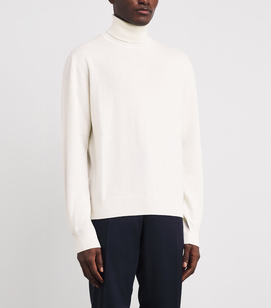 Cashmere Rollneck Sweater CLASSIC CREAM Image 3