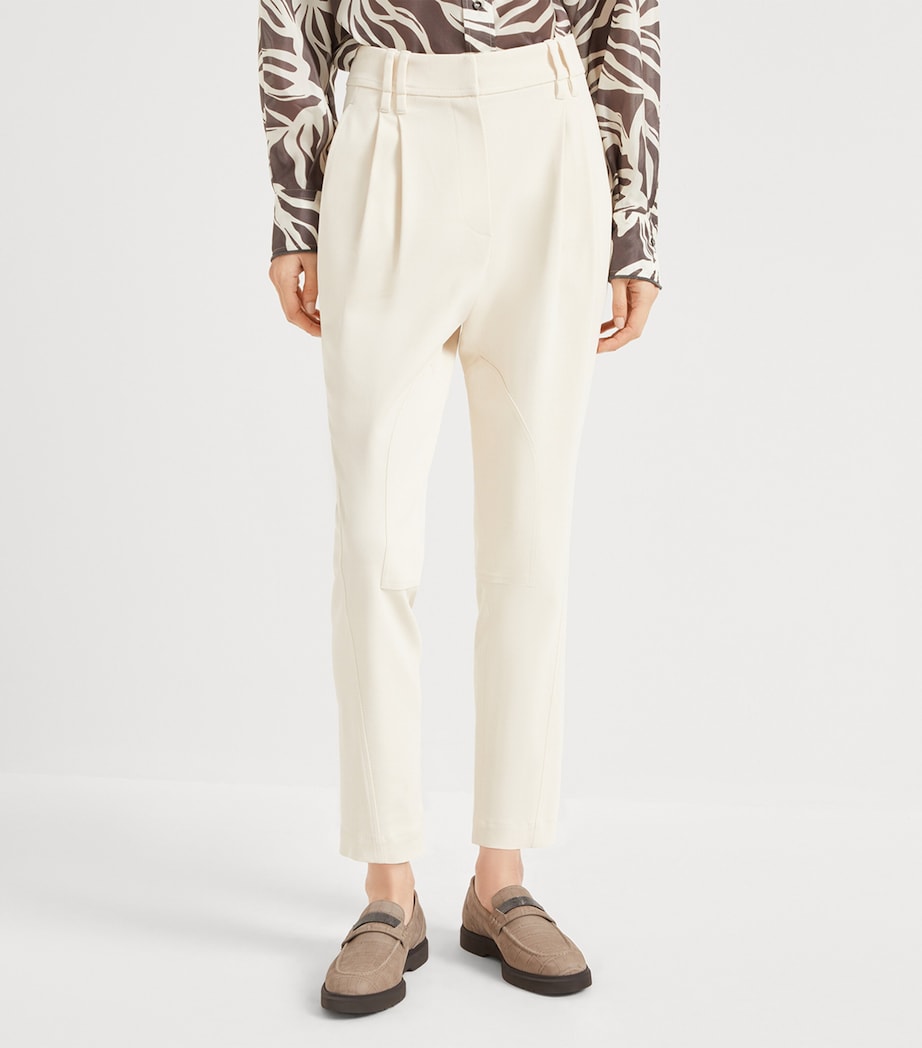 Stretch-Twill Equestrian Trousers C145 Image 2