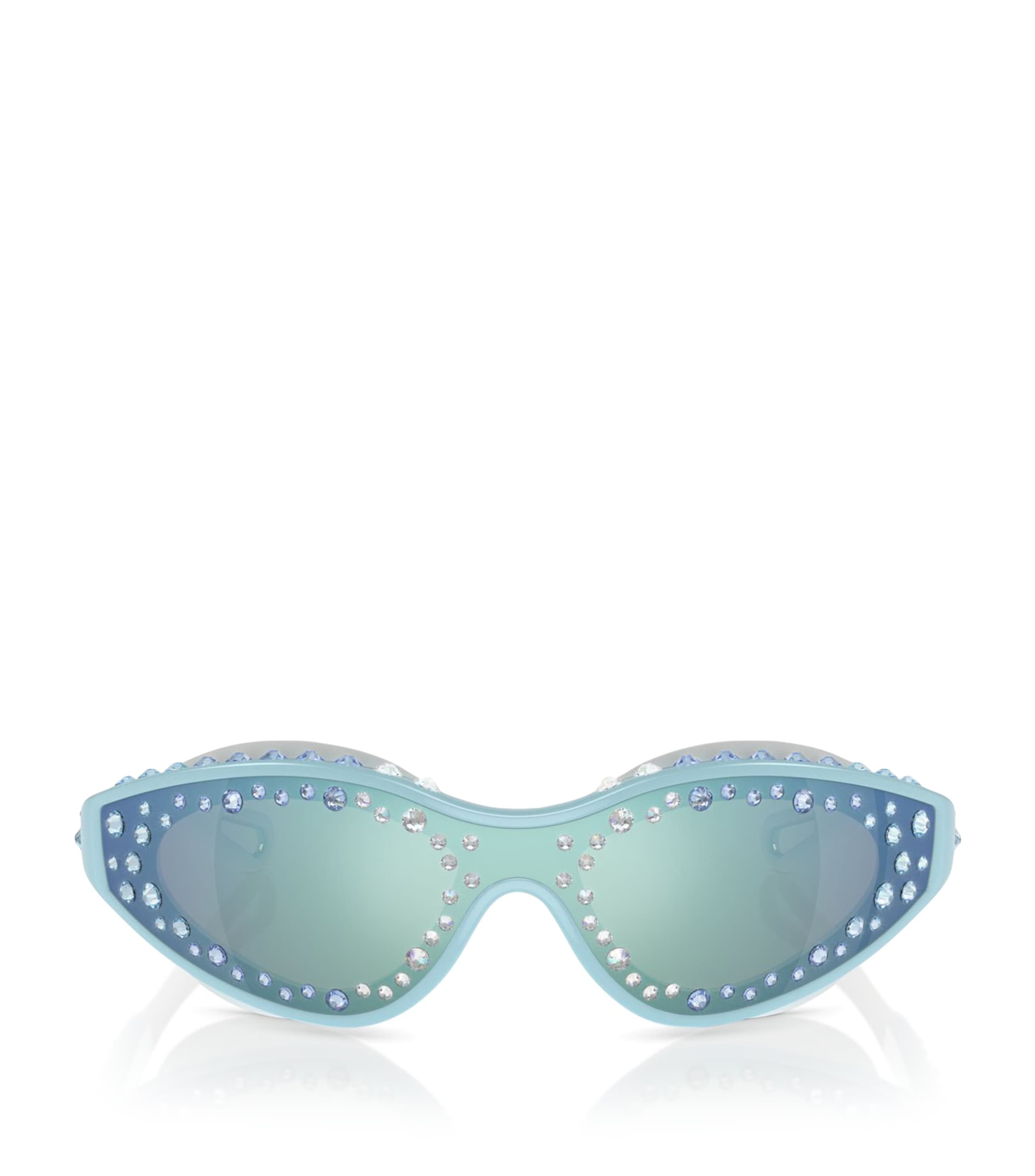 Swarovski Injected Sk6024 Sunglasses In Blue