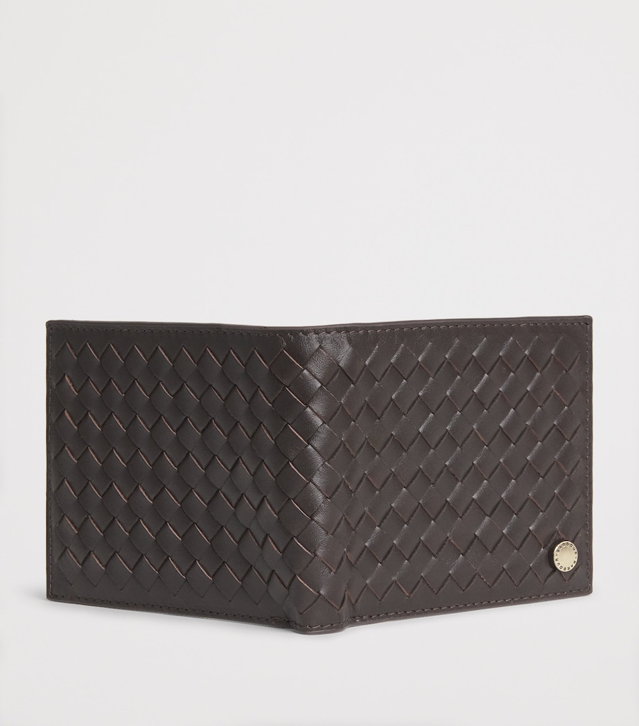 Barbour Leather Woven Farne Wallet Image 3