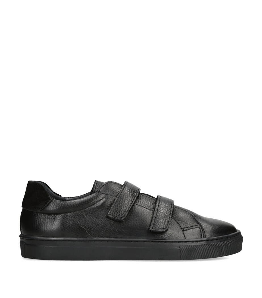 papouelli Leather Atlas Sneakers Black Image 1