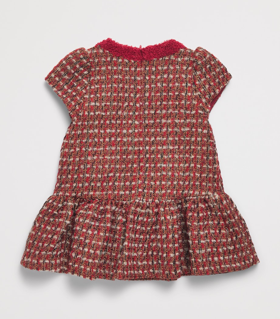 Patachou Tweed Dress (6 Months-4 Years) Burg Tweed Image 2