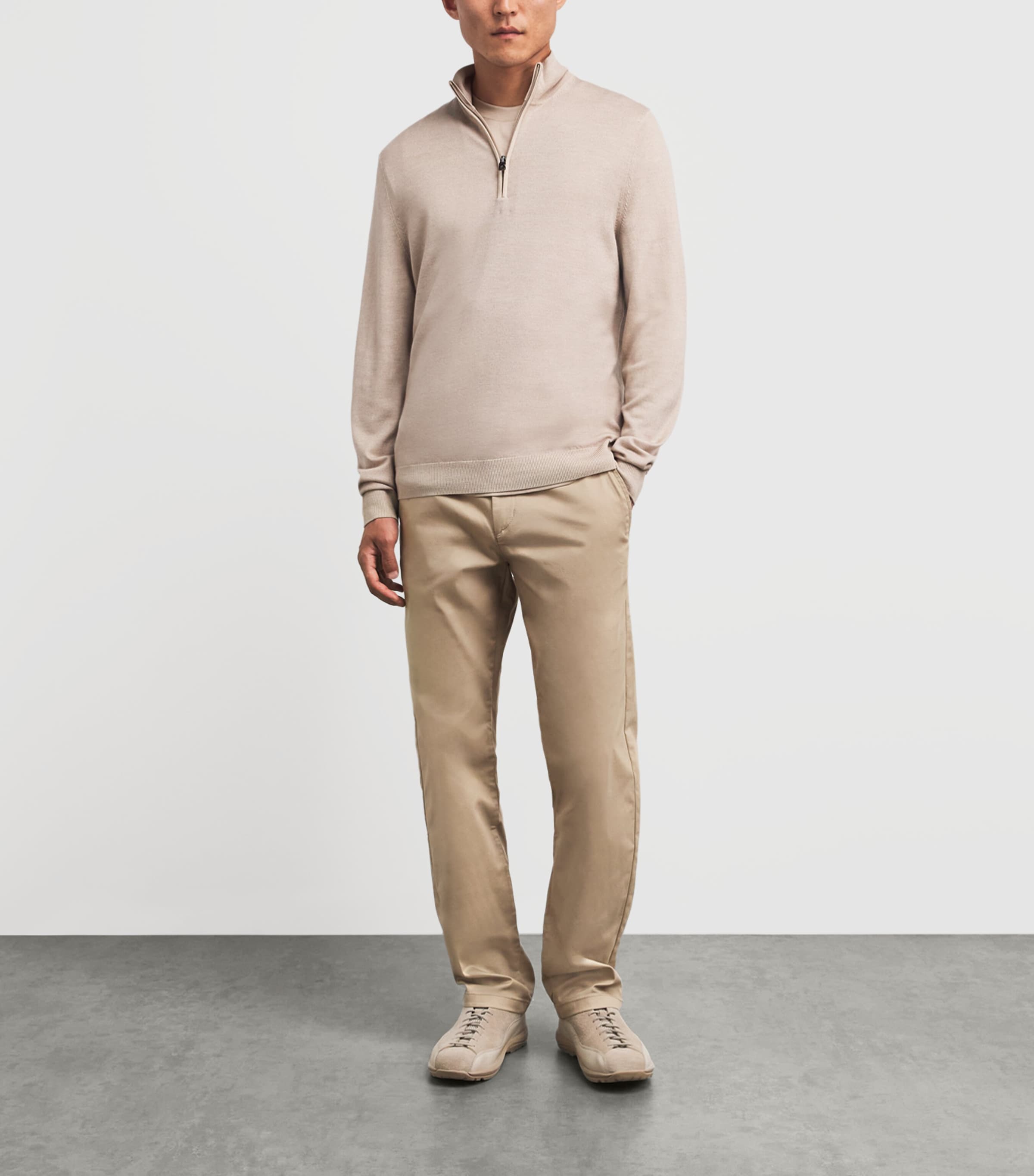 Bogner Mens Riley Chinos Beige Image 2