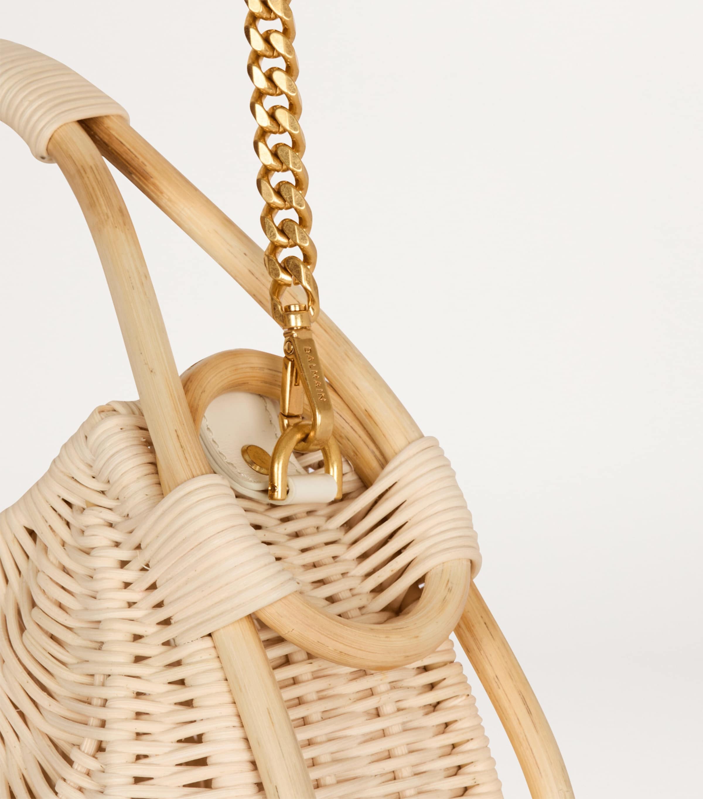 Medium Wicker Jolie Madame Top-Handle Bag 0AT BEIGE ROS Image 3