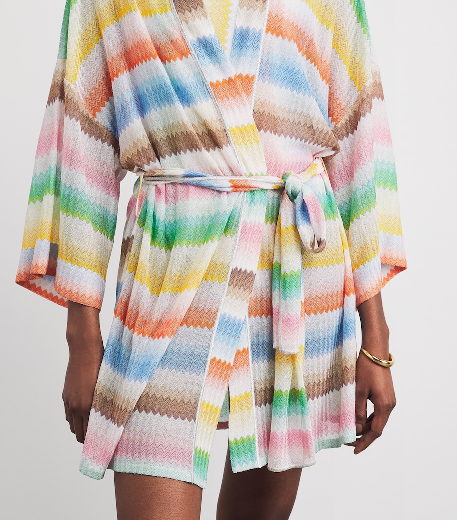 Zigzag Short Robe SM9X2MULTICOLOR Image 6