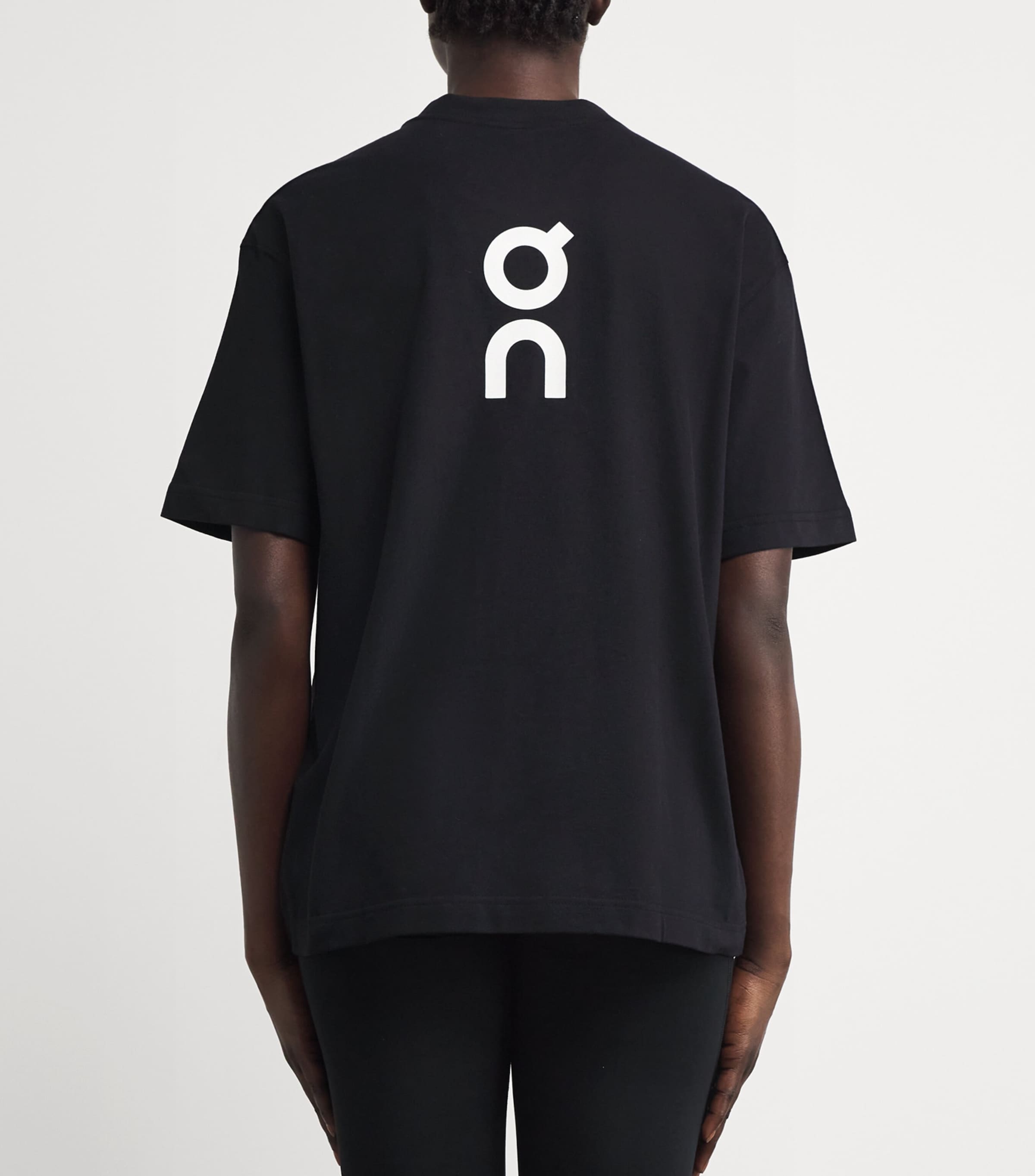 Organic Cotton Club Logo T-Shirt BLACK Image 4