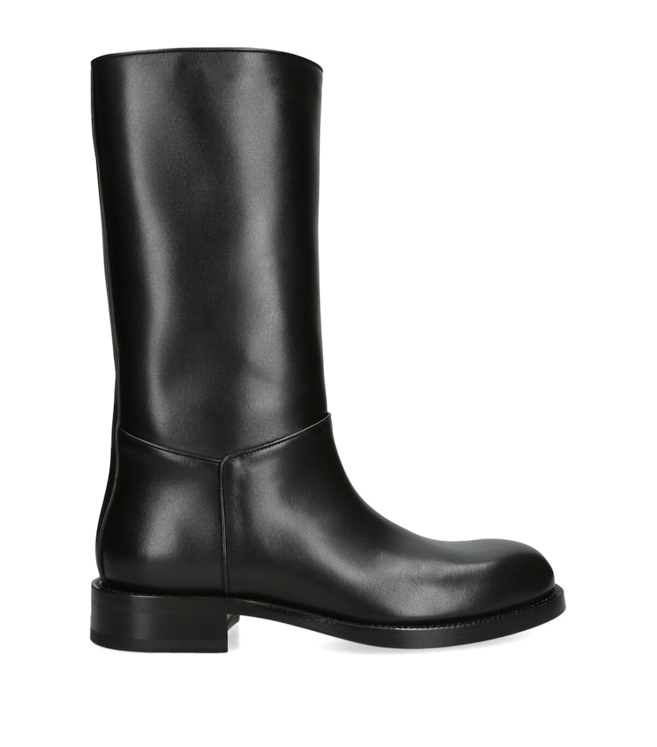 Nobilis Leather Riding Boots 20 BLACK Image 1