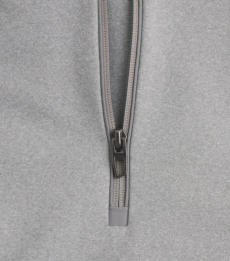 Stretch-Jersey Quarter-Zip Gilet ANDOVER HEATHER Image 5