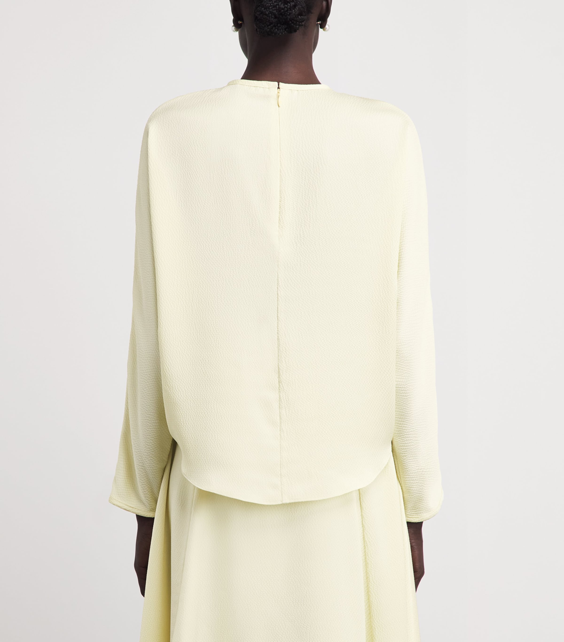 Edeline Lee Womens Textured Blouse Lem/lemon Image 5