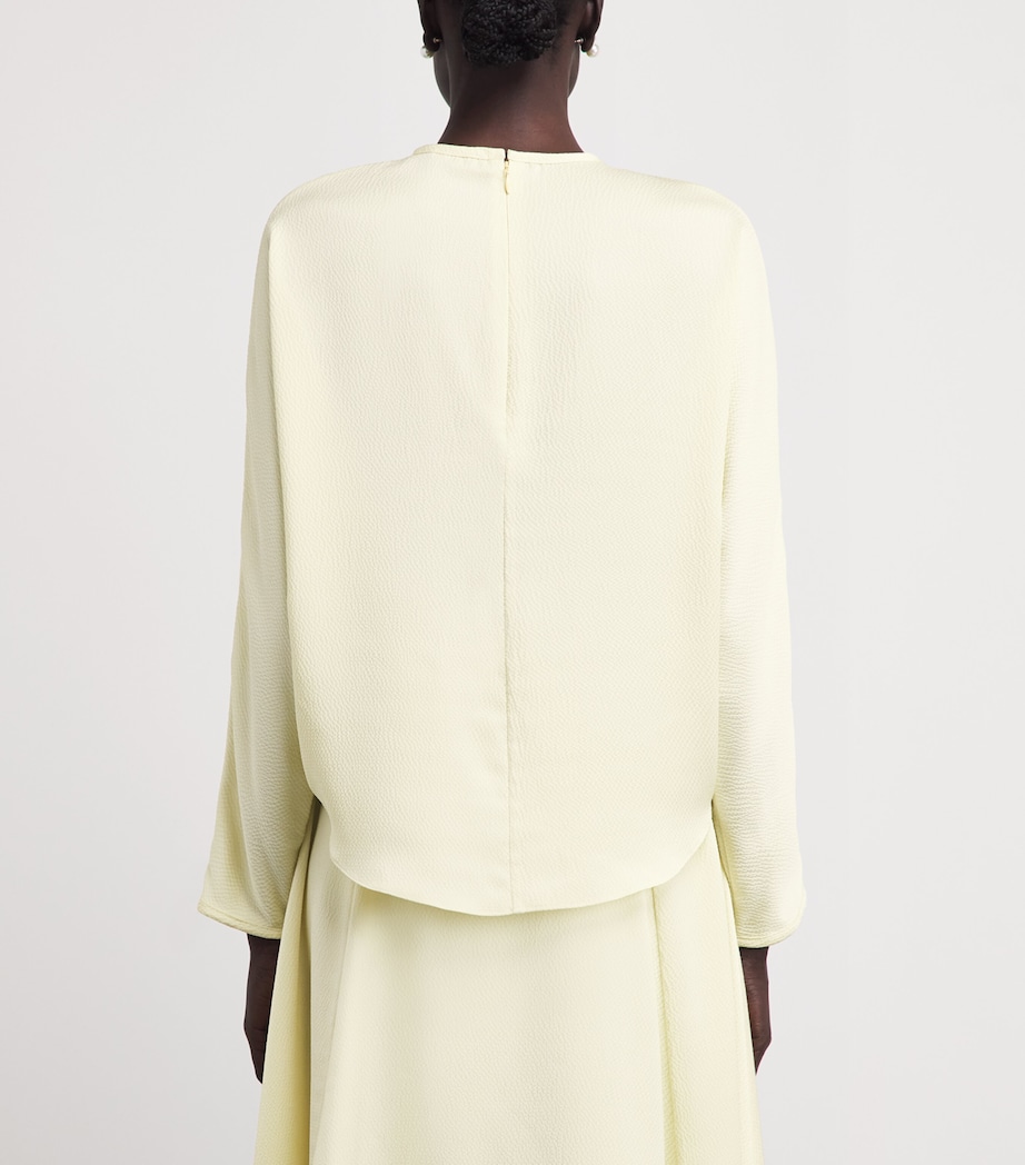 Edeline Lee Womens Textured Blouse Lem/lemon Image 5