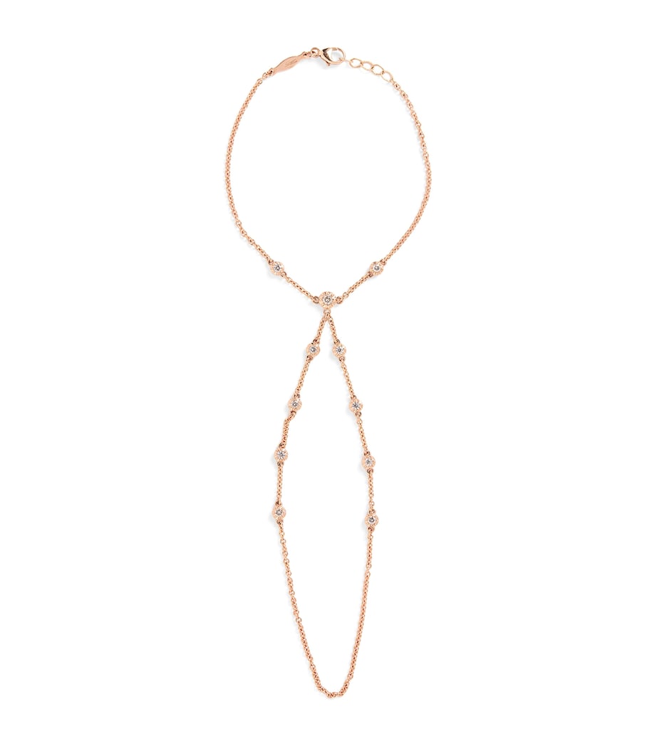 Rose Gold and Diamond Sophia Hand Chain ROSE GOLD Image 1