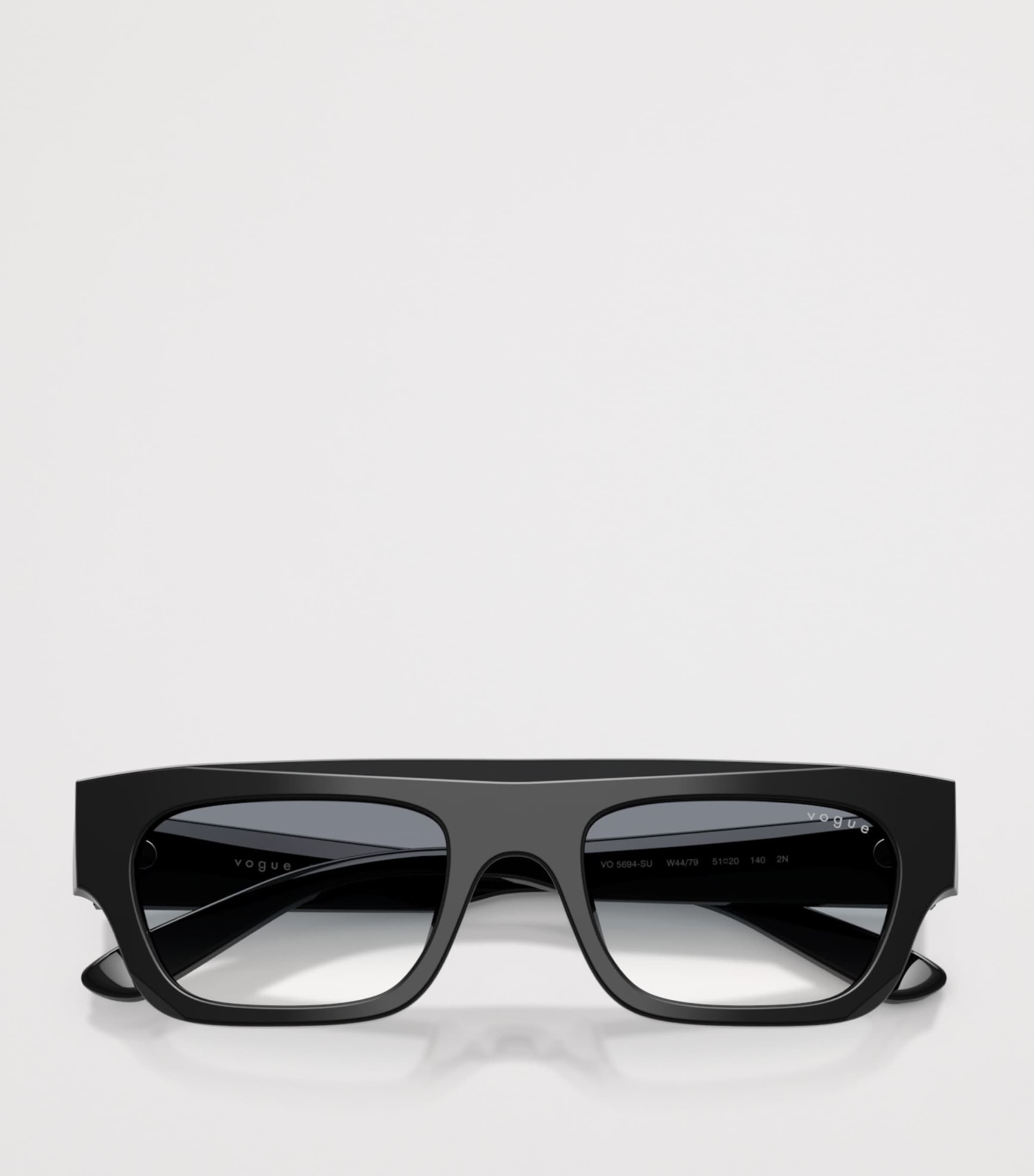 Vogue Rectangular Sunglasses Black Image 5