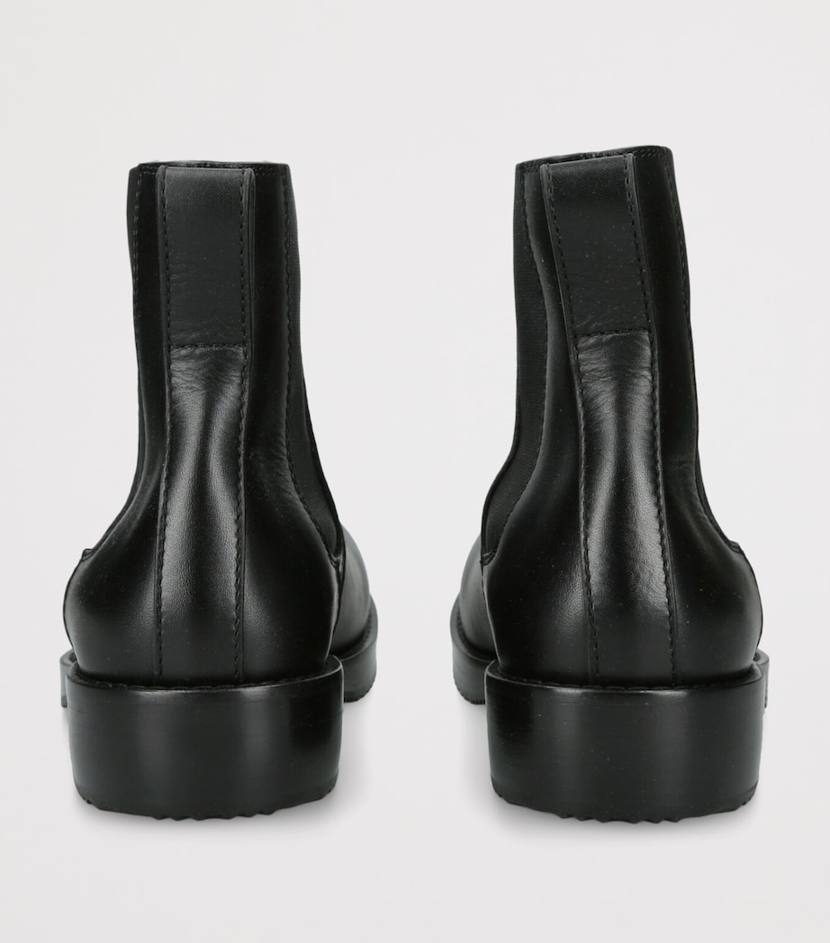 Leather Chelsea Boots BLACK Image 2