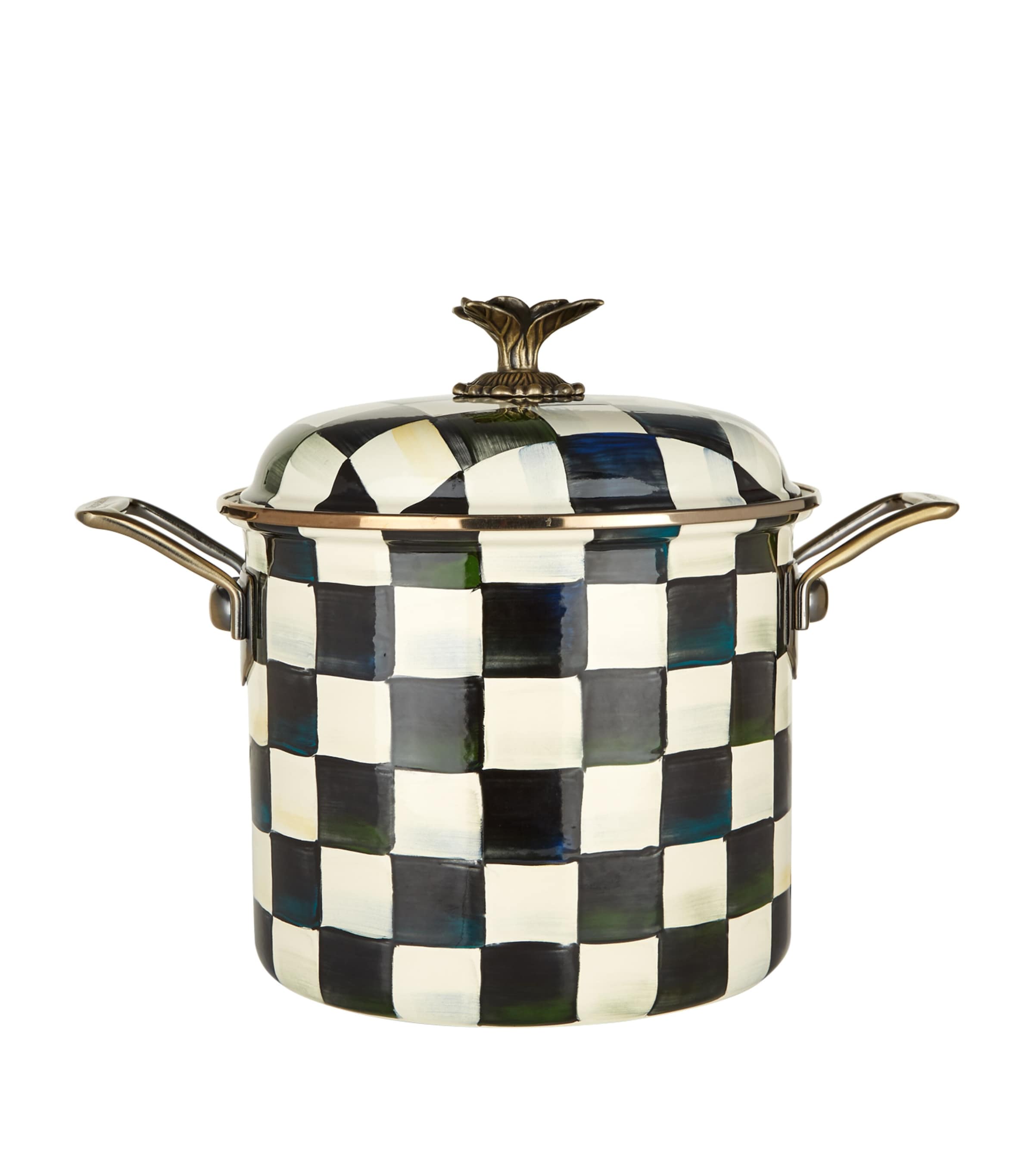 Mackenzie-childs Courtly Check Stockpot