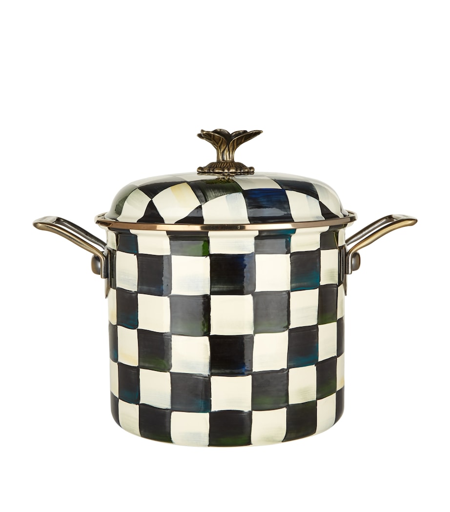 Courtly Check Stockpot (25cm) BLACK Image 1