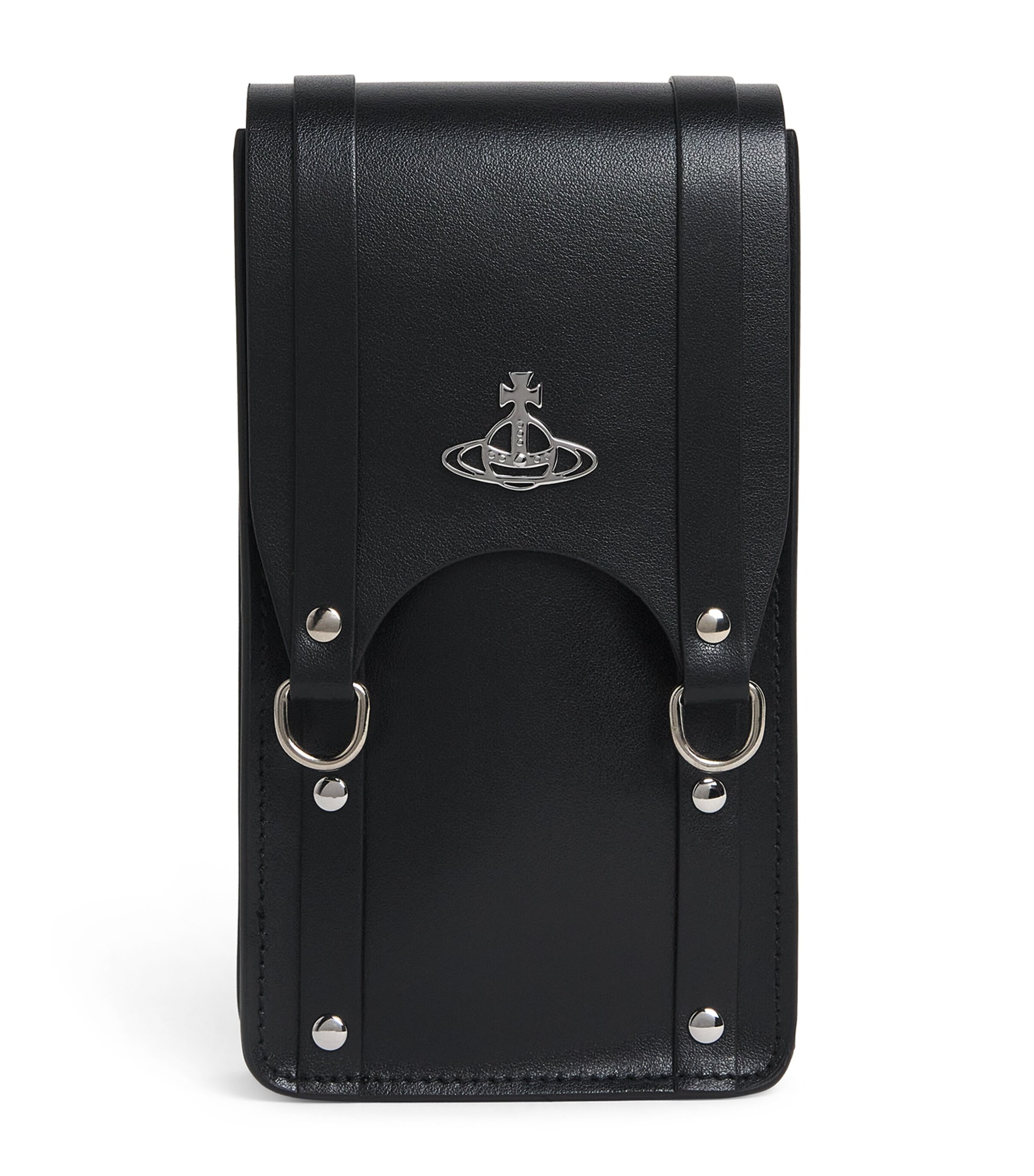 Mini Leather Bondage Cross-Body Bag BLACK-N401 Image 1