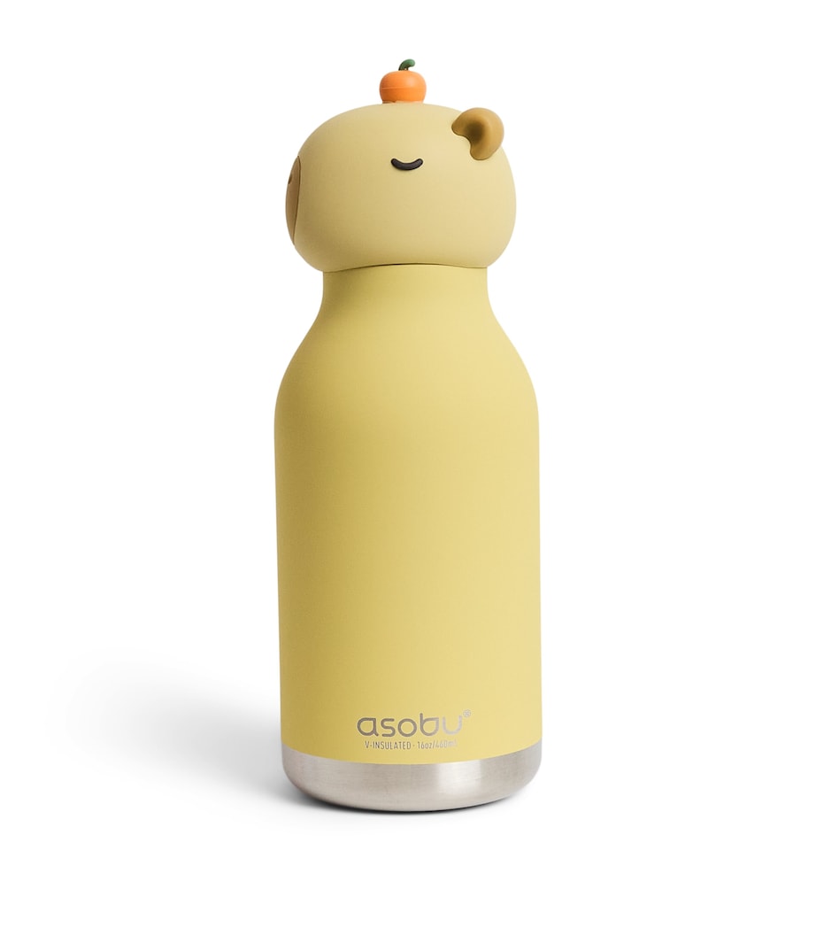 ASOBU Bestie Capybara Water Bottle (460ml) Capybara Image 1