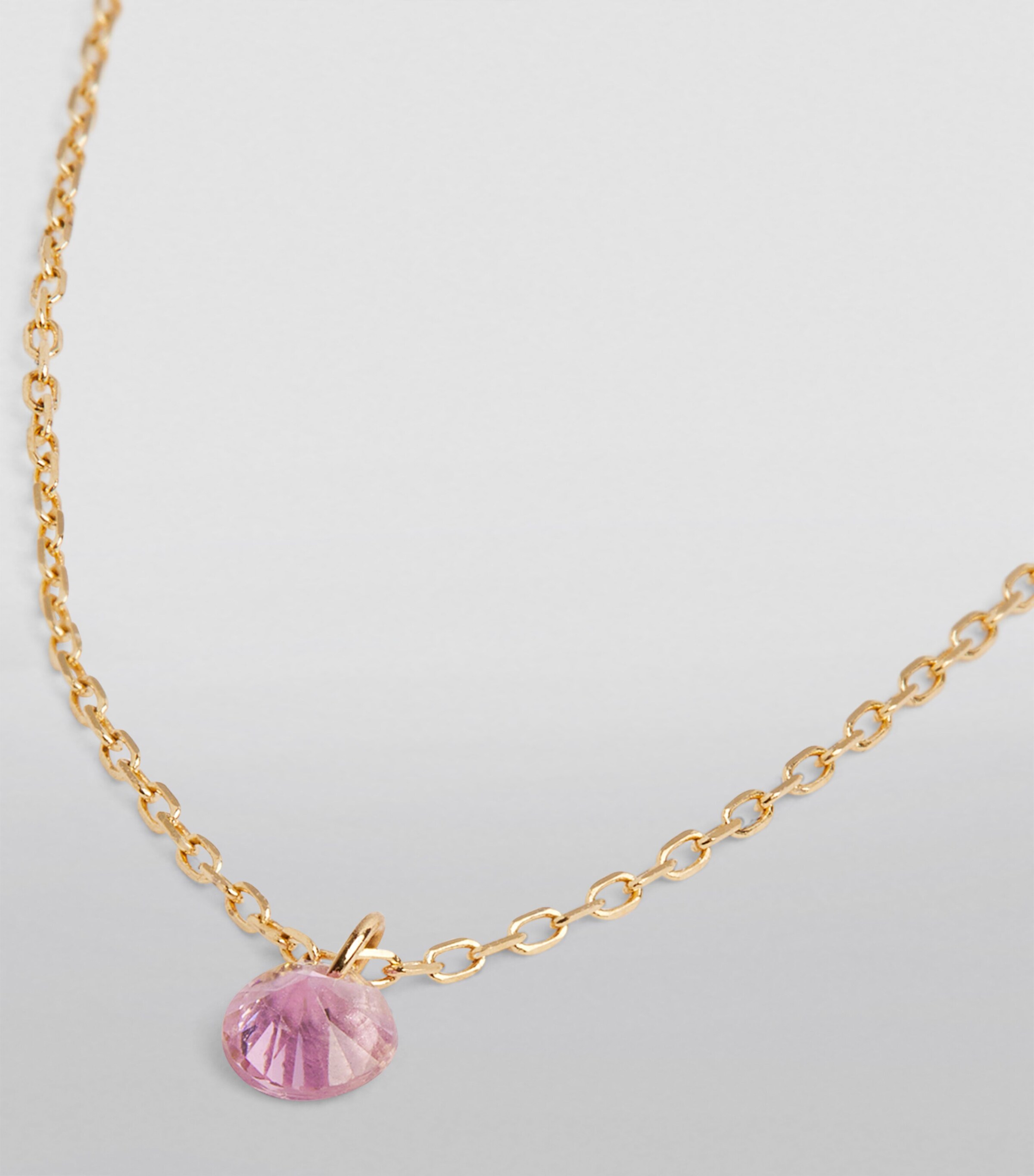 Persée Yellow Gold and Sapphire La Vie en Rose Necklace Yellow Gold Image 5