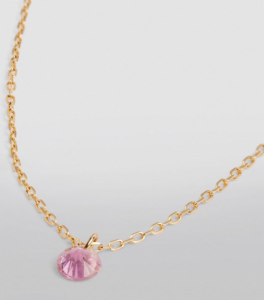 Persée Yellow Gold and Sapphire La Vie en Rose Necklace Yellow Gold Image 5