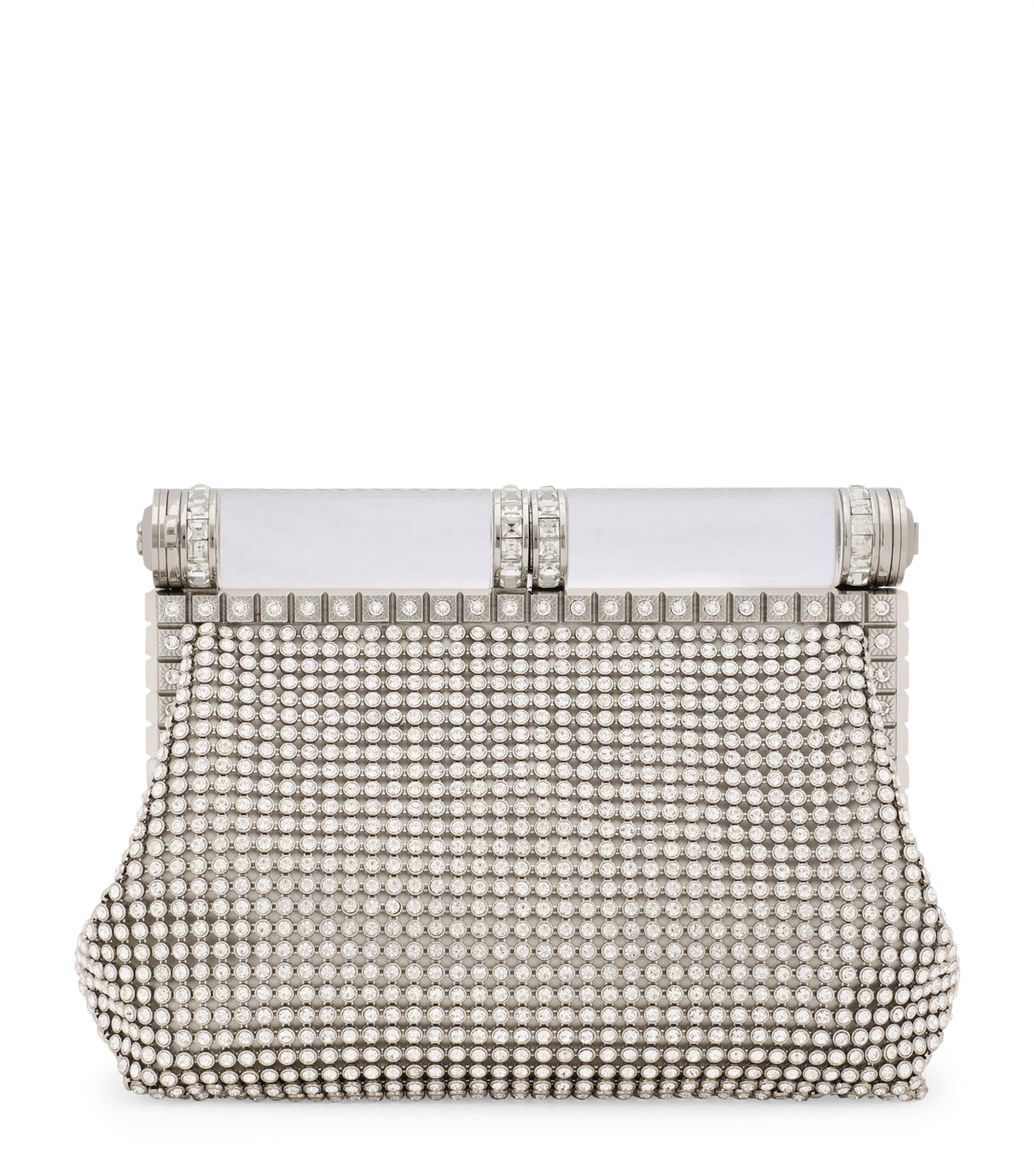 Dolce & Gabbana Satin Embellished Clutch Bag