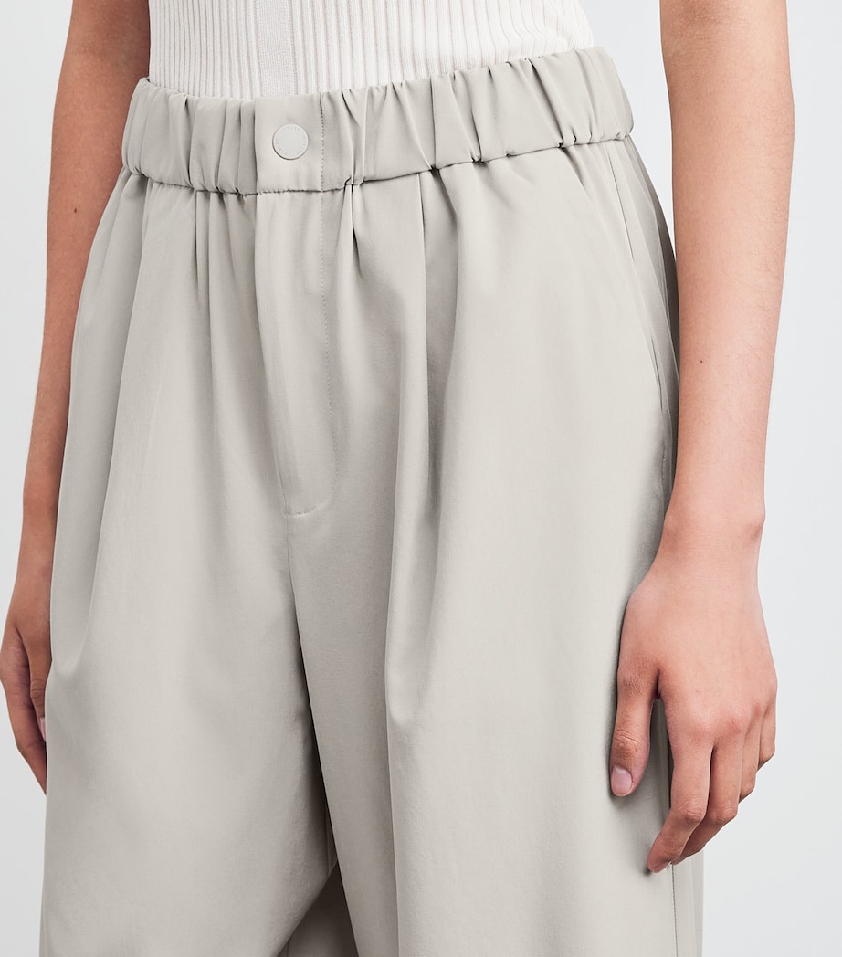 Wide-Leg Kayson Trousers SAGE GREY Image 6