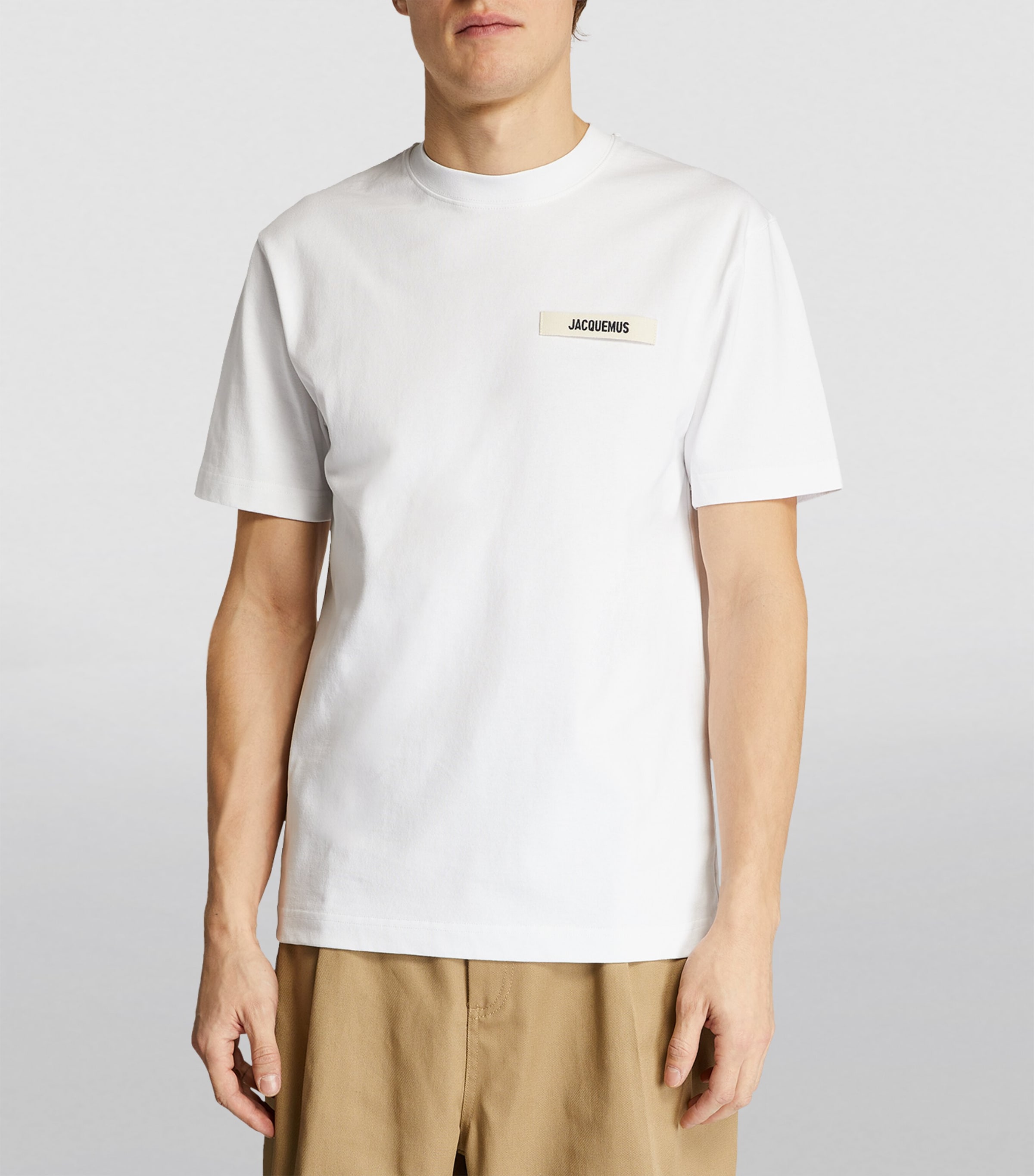 Jacquemus Grosgrain Logo T-shirt | Harrods UK