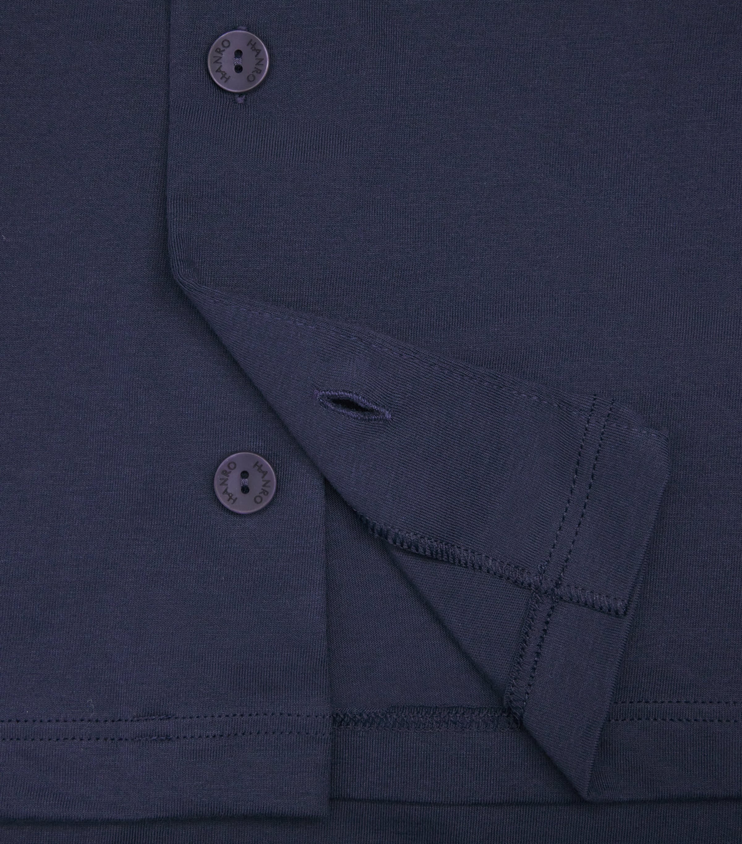 Jersey Night & Day Henley Shirt 1610-DEEP NAVY Image 6