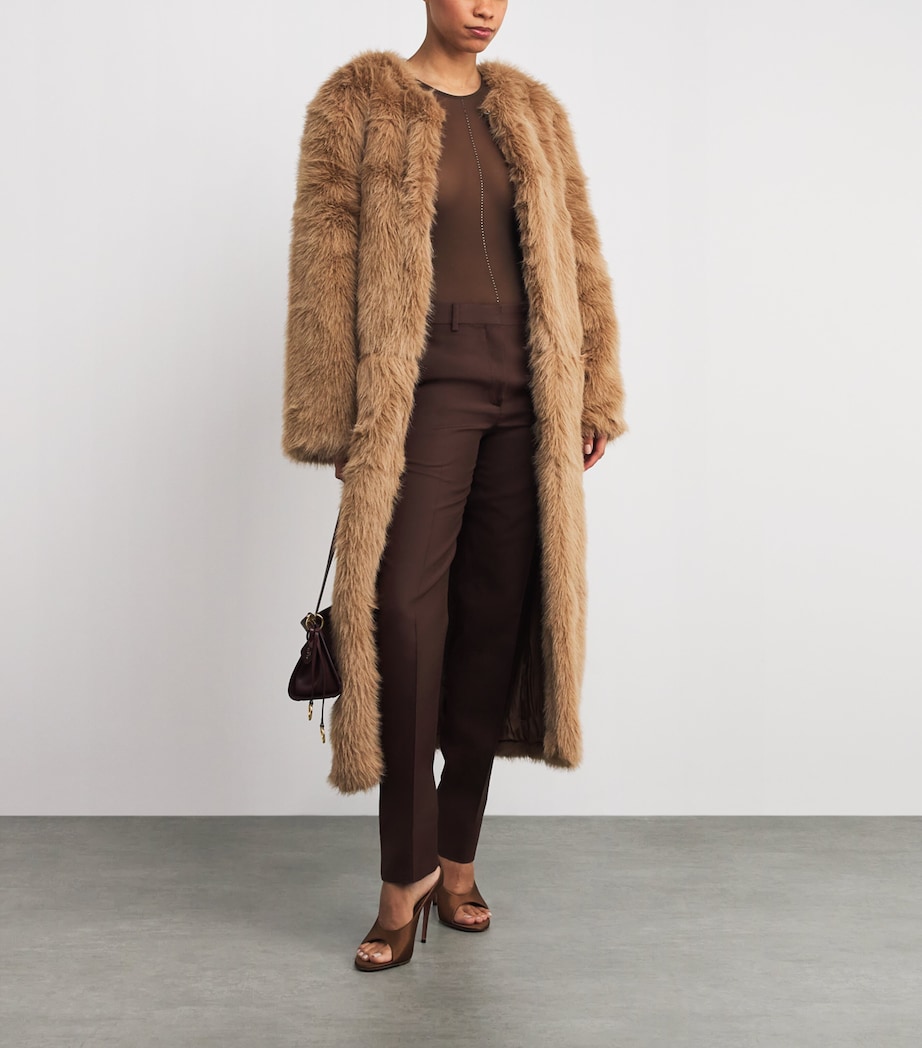 Crystal-Embellished Bodysuit 8080 UMBER/JET NUT Image 4