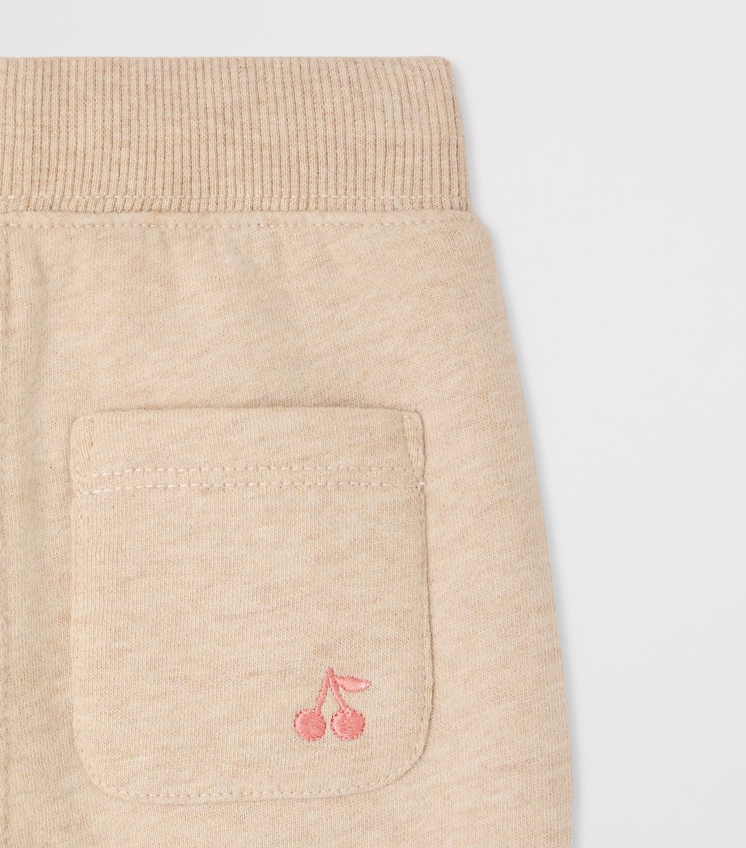 Bonpoint Cotton Sweatpants (6-18 Months) Upb Beige Image 3