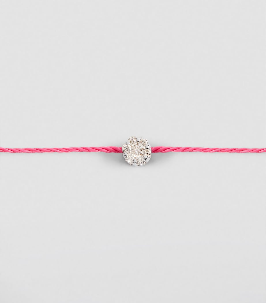 White Gold and Diamond Illusion Bracelet WHITE GOLD Image 2