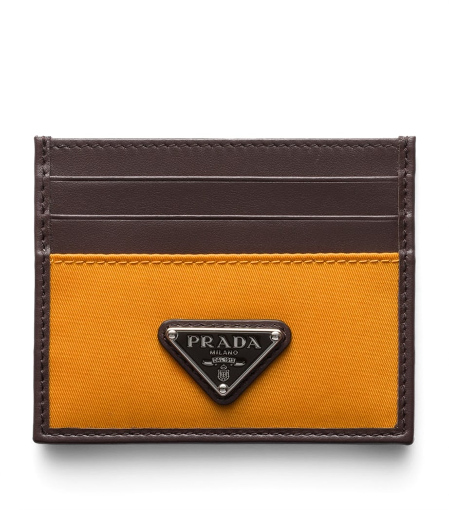 Re-Nylon and Leather Card Holder F0287 Image 1