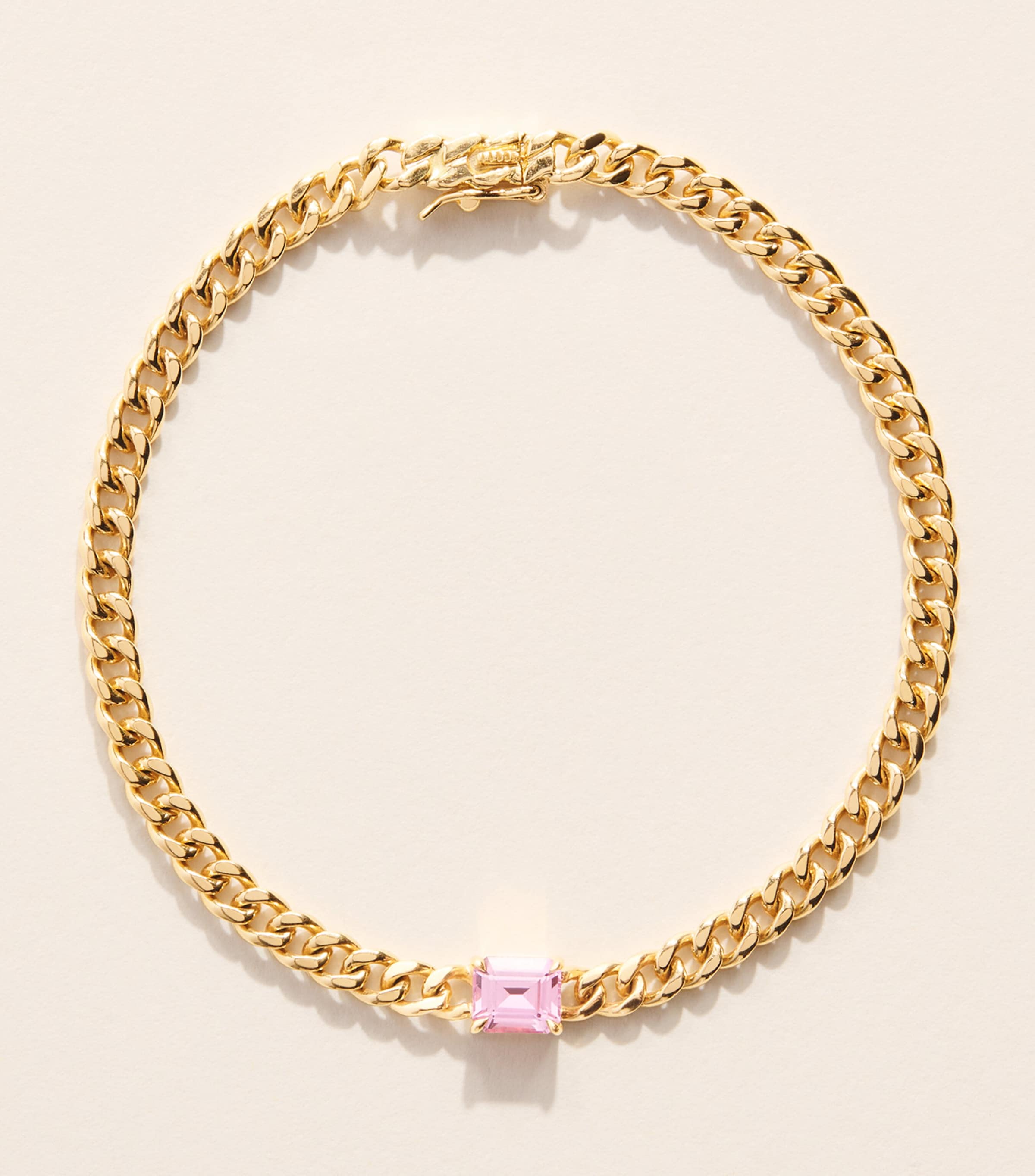 Anita Ko Yellow Gold and Sapphire Chain Bracelet Yellow Gold Image 1